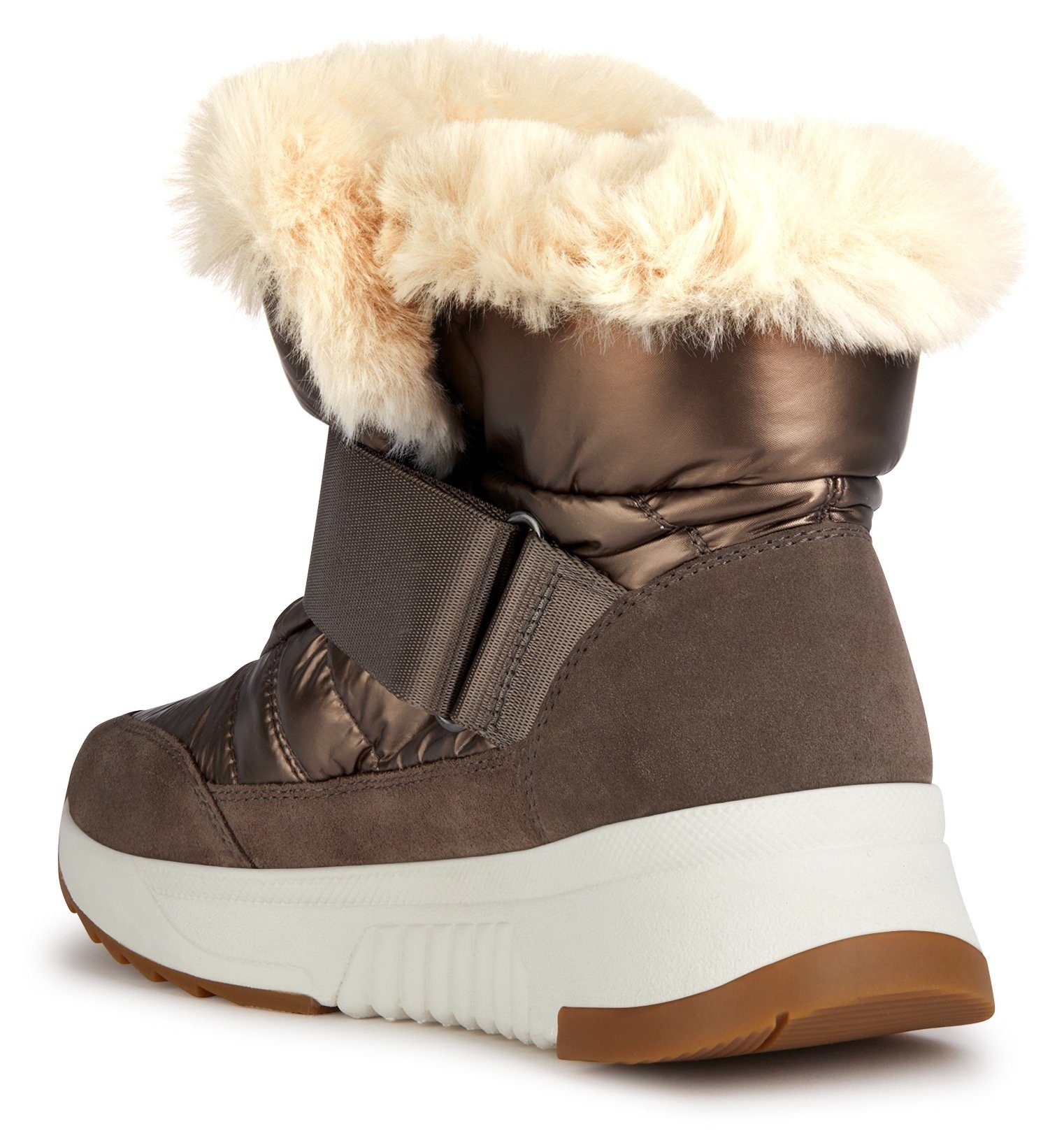 Geox Winterlaarzen D FALENA B ABX , snow, winter, sleehak, instapschoen in tex-uitvoering