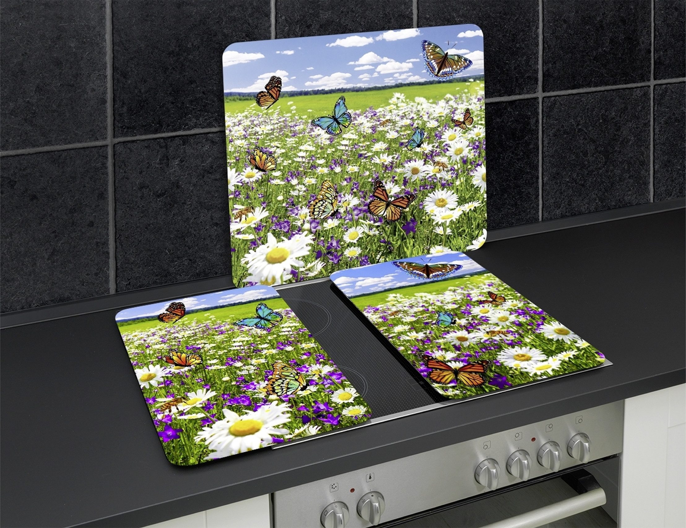 Maximex Kookplaatdeksel Universeel Model Zomerweide (set, 2-delig)