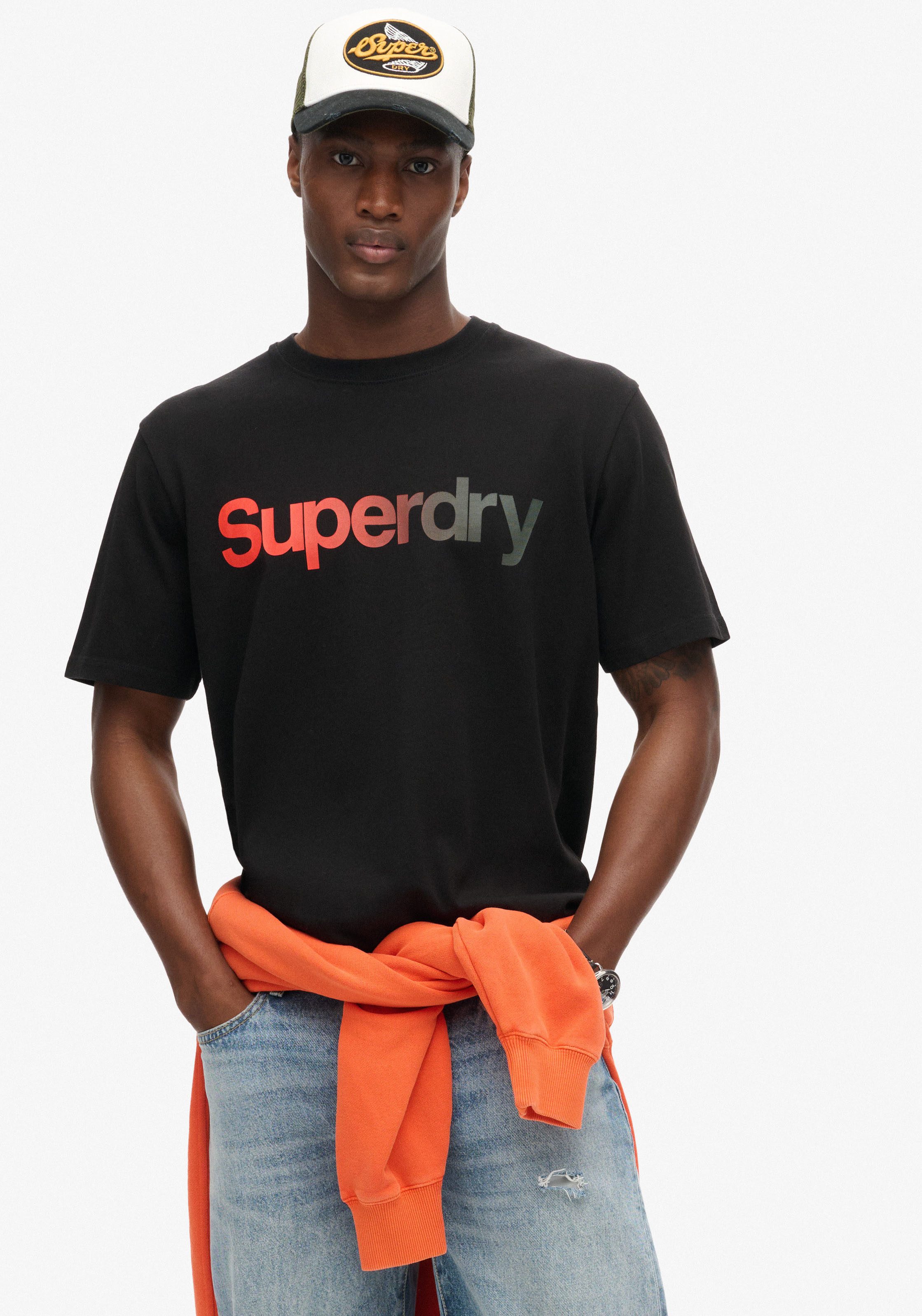 Superdry Shirt met ronde hals