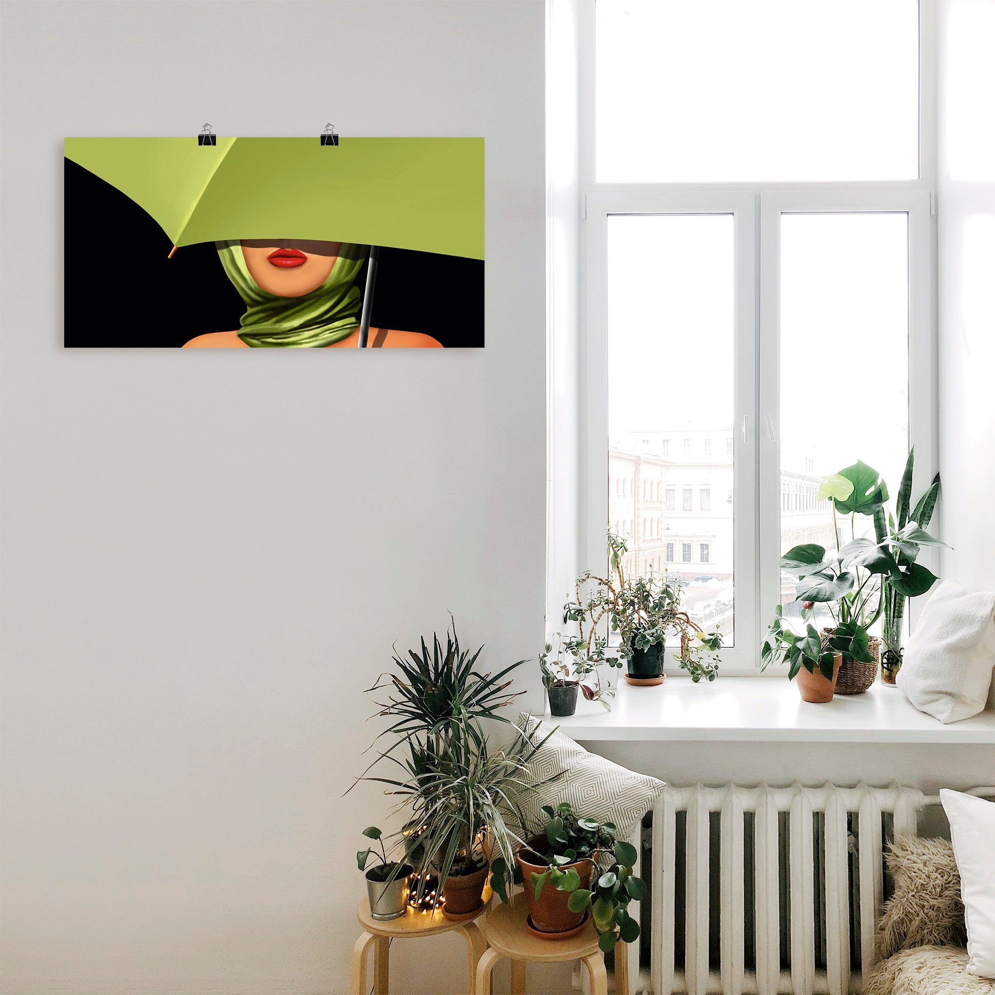 Artland Artprint Rode lippen als artprint op linnen, poster, muursticker in verschillende maten