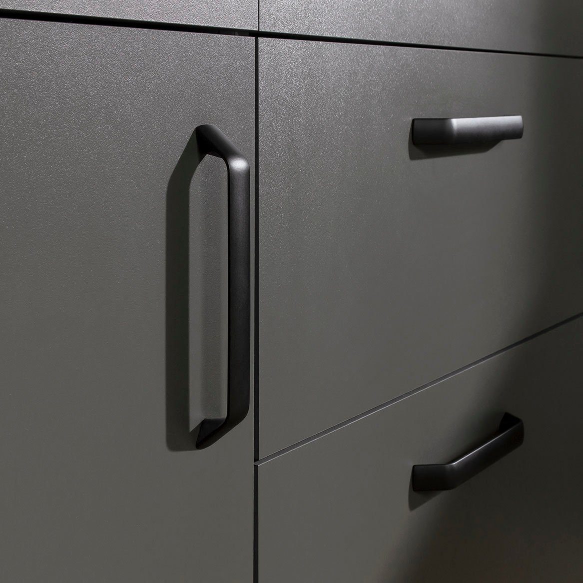 wiho Küchen Keukenblok "Simi", met verstelbare voeten, breedte 280 cm, keuze met elektrische apparaten, soft-close functie in lades & uittrekken