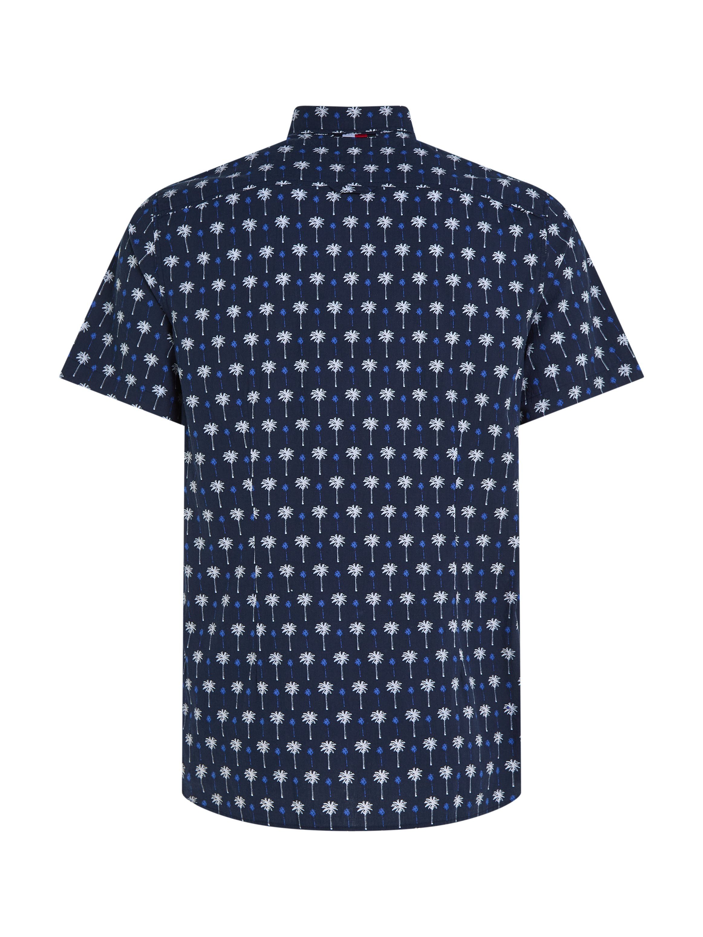 Tommy Hilfiger Overhemd met korte mouwen MINI PALM PRINT SF SHIRT