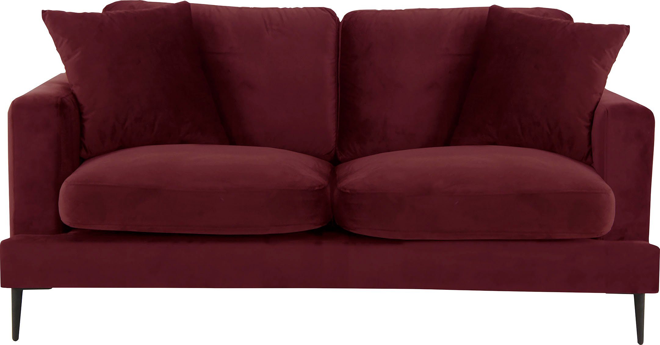 Leonique 2-zitsbank Cozy elegante designbank, afmetingen B/D/H: 151/97/80 cm
