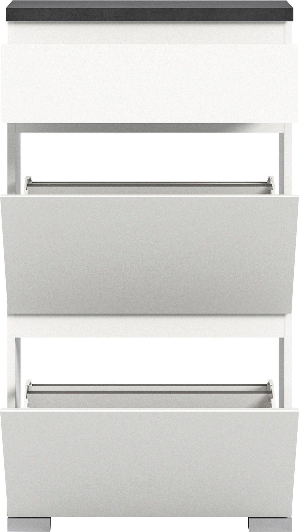 INOSIGN Schoenenkast Skoskap, Diepte 27 cm, 2 Deurtjes, 1 Lade, plaats voor 6 paar schoenen