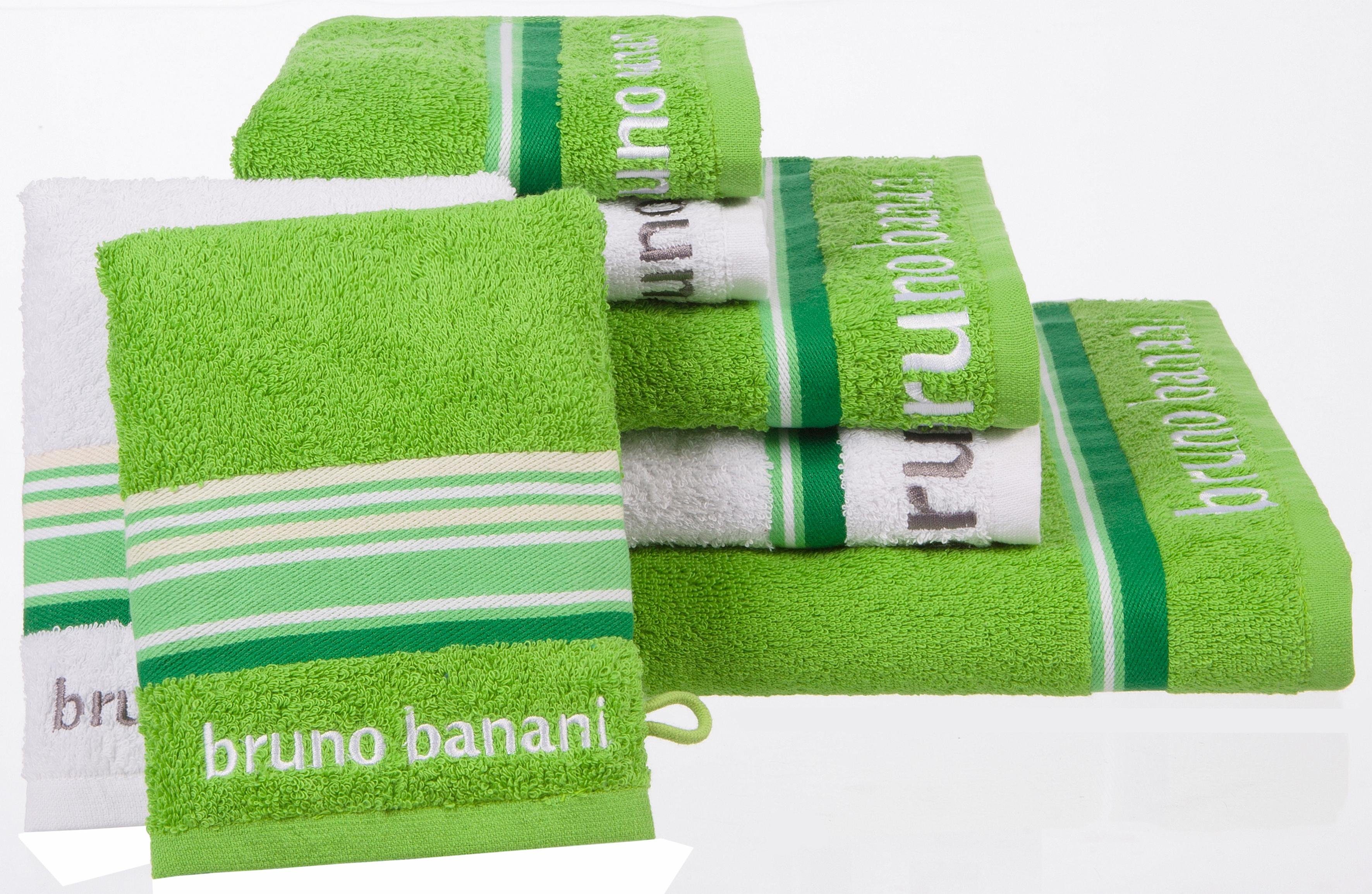 Bruno Banani Handdoekenset Maja, 1 badlaken, 2 handdoeken, 2 gastendoeken, 2 washandjes (set, 7 stuks)