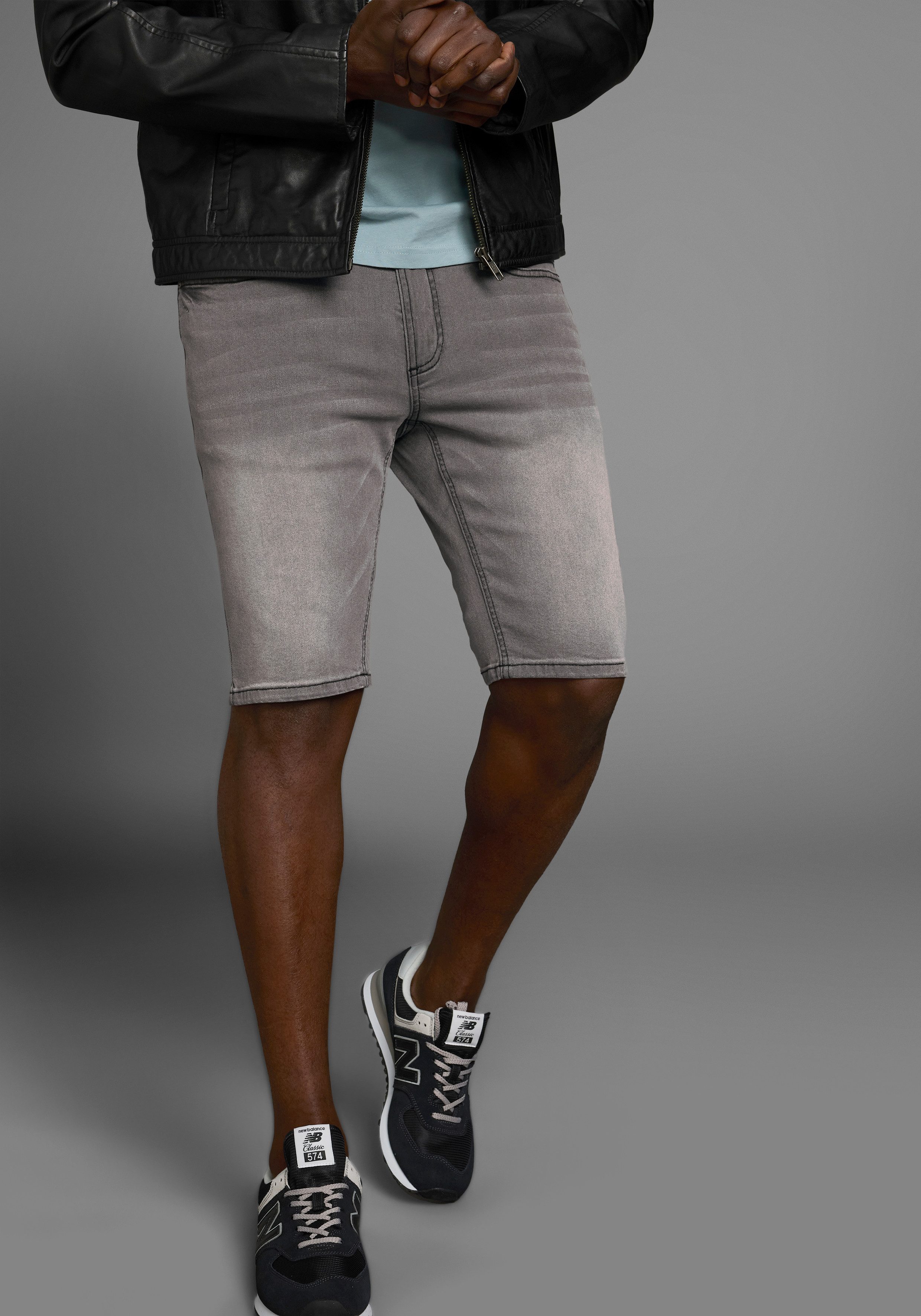 Bruno Banani Jeansshort Hutch-Shorts lage taillehoogte