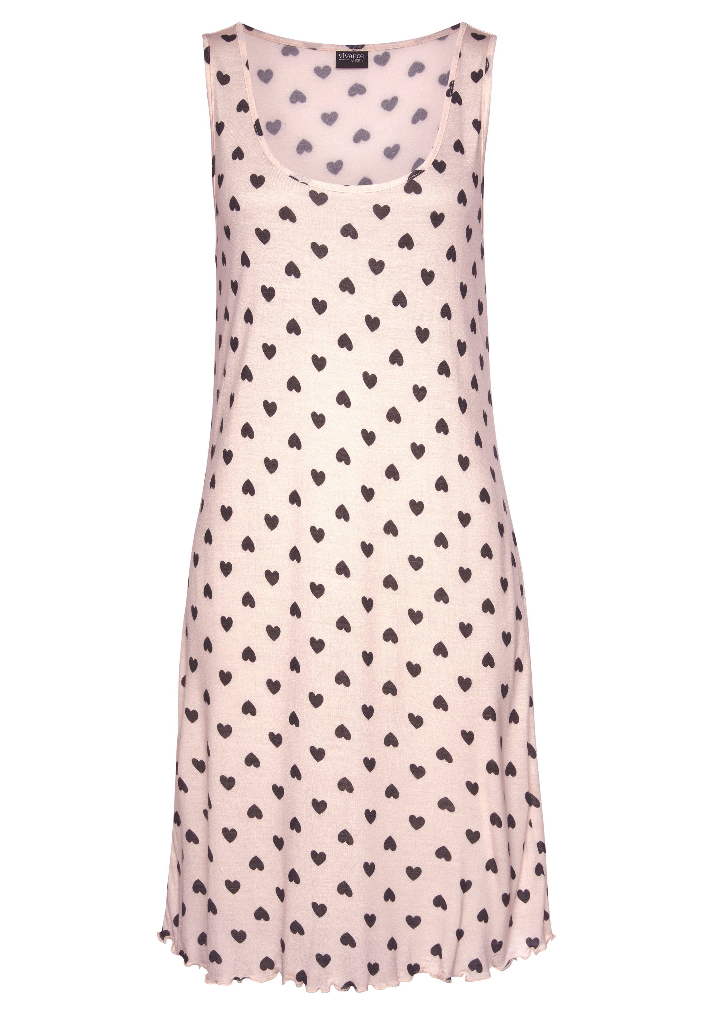 Vivance Dreams Nachthemd Mooie stippenprint