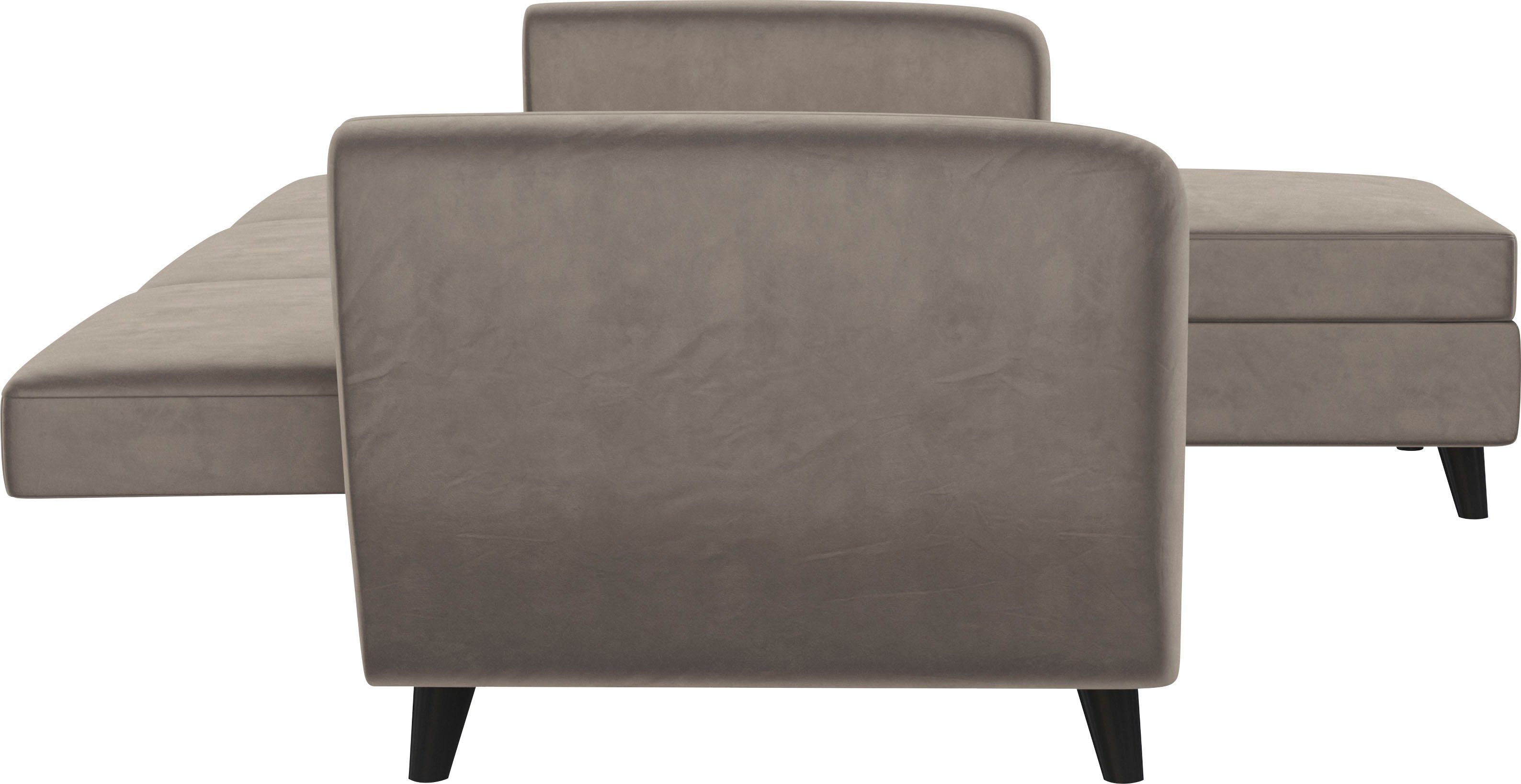 Dorel Home Hoekbank Perry, L-vorm Rugleuning, verschillende kleurvarianten, zithoogte 43 cm, breedte 219 cm