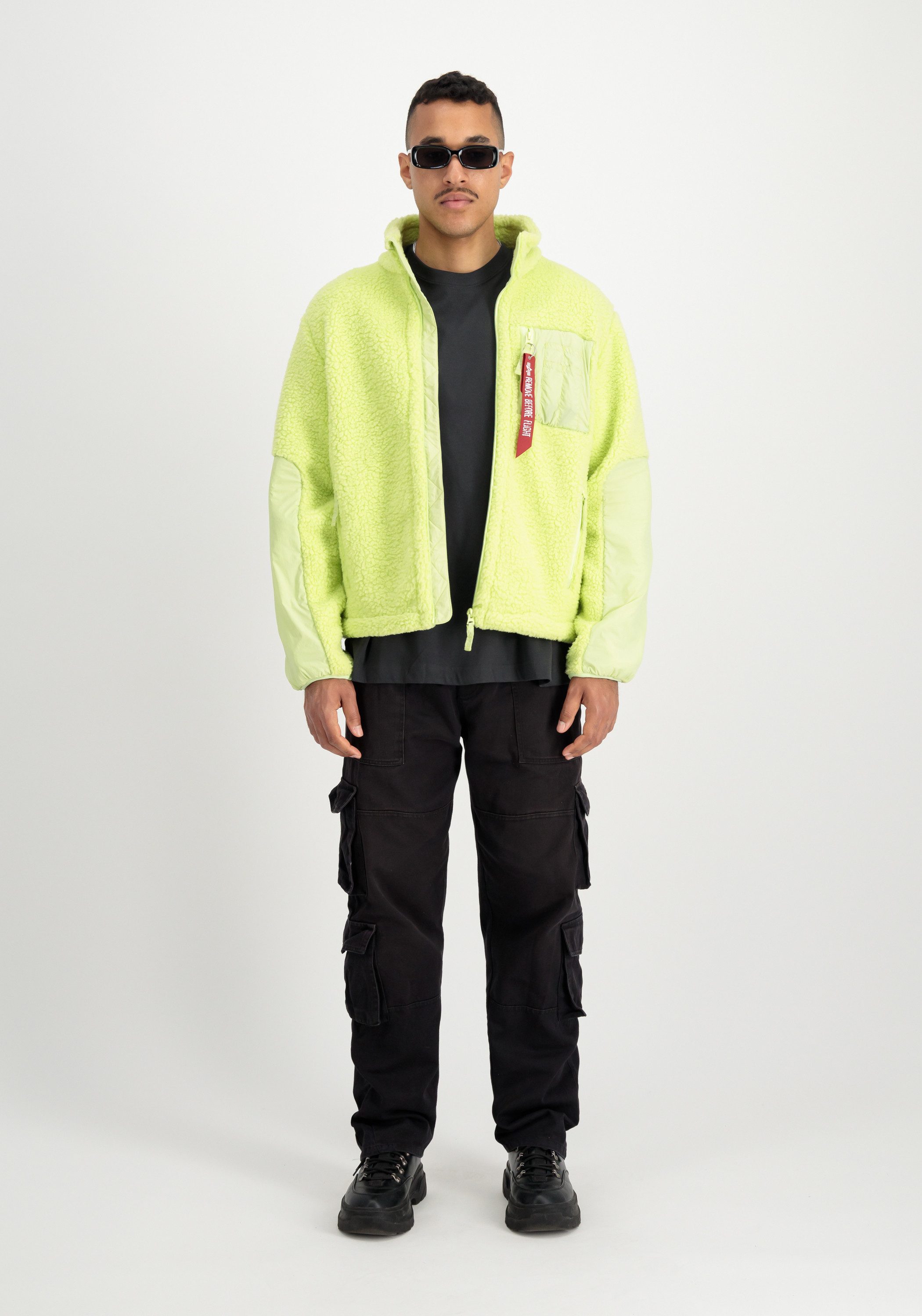 Alpha Industries Functioneel jack Sherpa Zip-Jacket