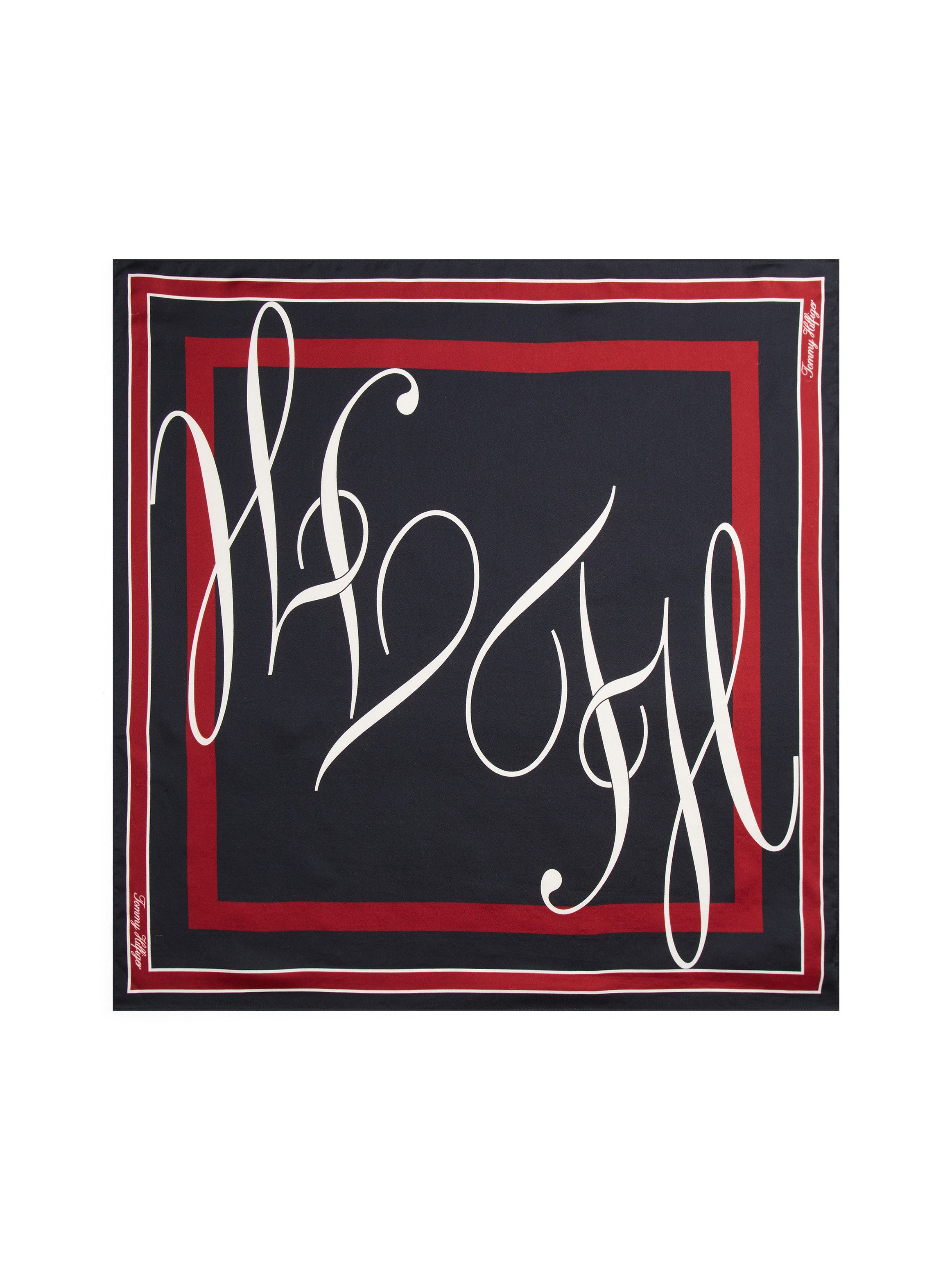 Tommy Hilfiger Sjaaltje TH HERITAGE SCRIPT SILK SCARF