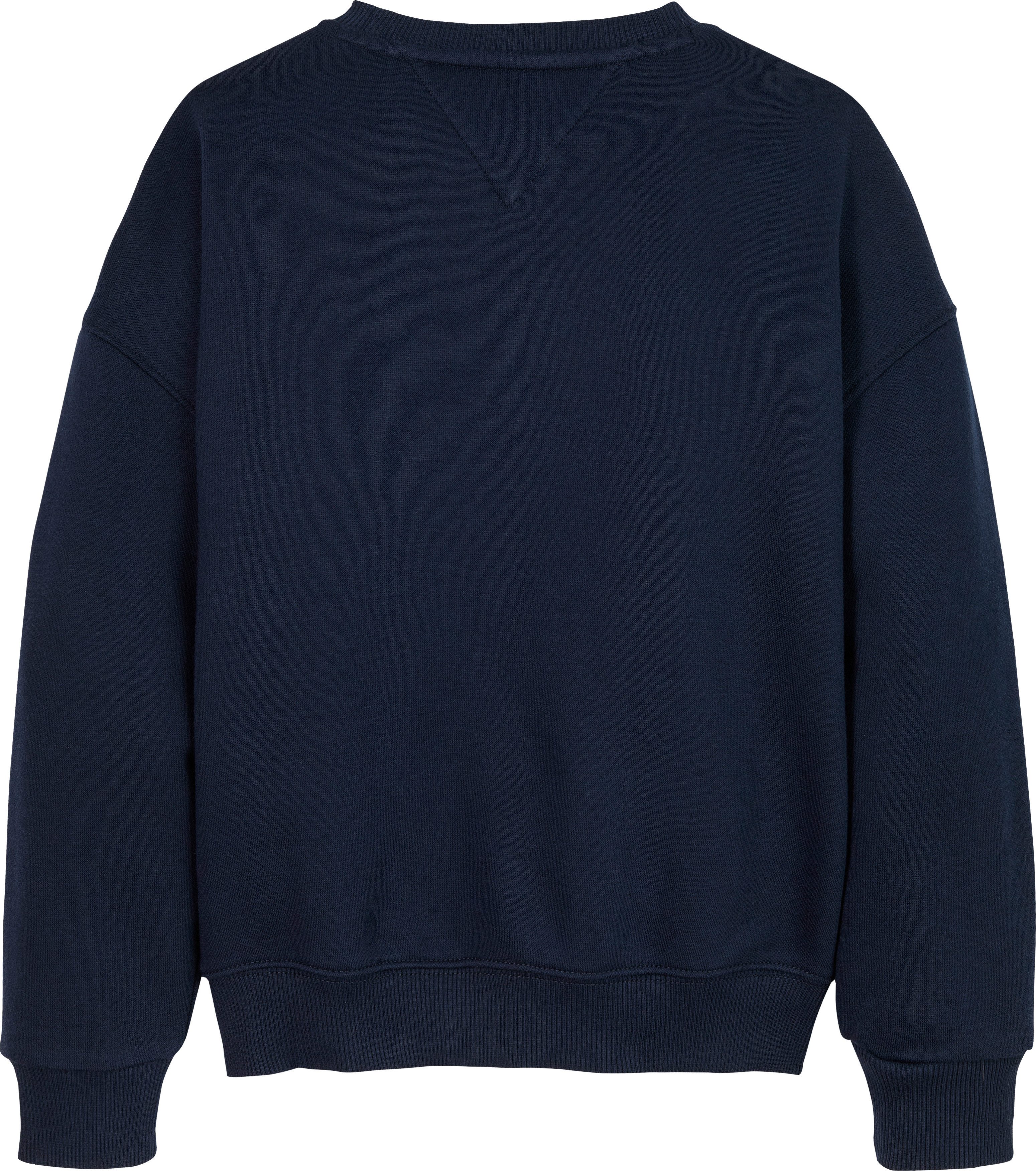 Tommy Hilfiger Sweatshirt TOMMY SCRIPT SWEATSHIRT voor kinderen tot 16 jaar, met glanzende print