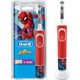 oral b elektrische kindertandenborstel kids spiderman rood