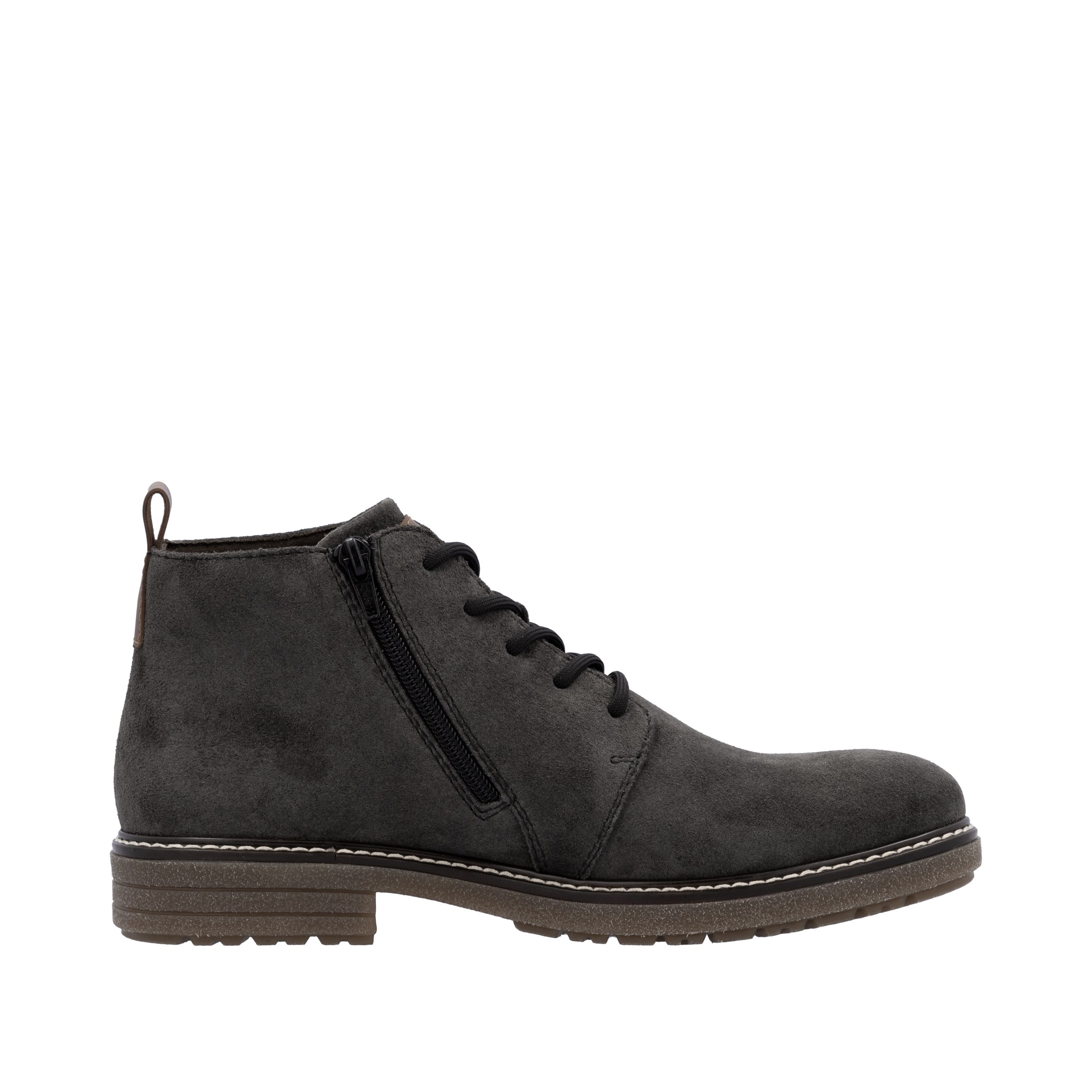 Rieker Veterlaarsjes Veterboots, workerboots, profielzool, met aantreklus