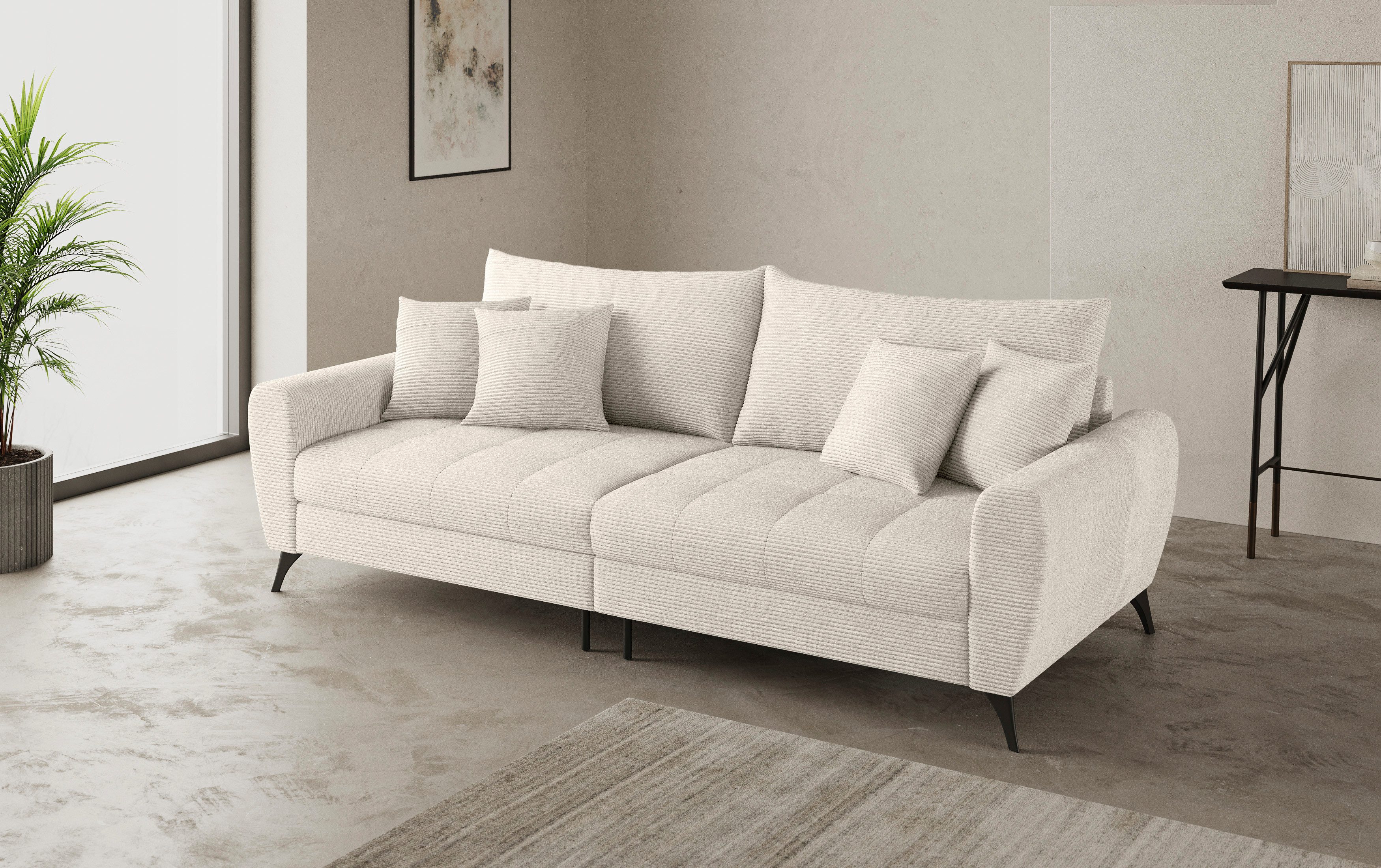Mr. Couch Megabank Blackburn II Optioneel met koudschuimvering tot 140 kg belastbaar