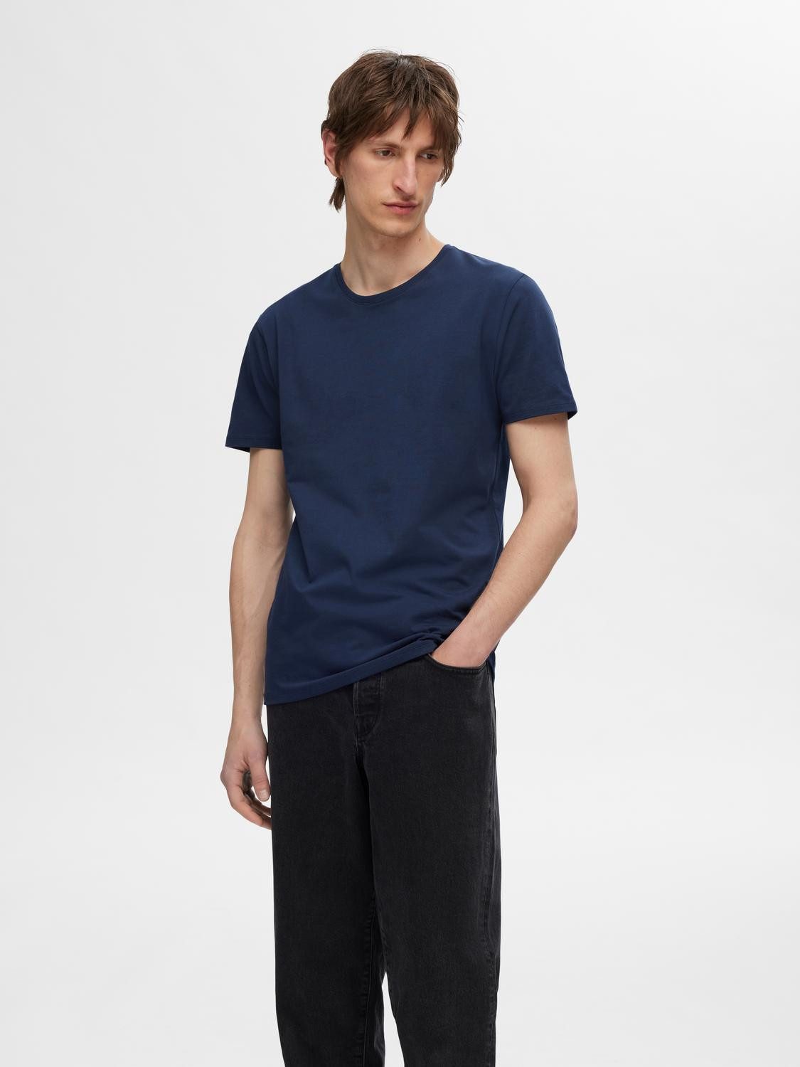 SELECTED HOMME T-shirt SLHROLAND SS O-NECK TEE 3-PACK NOOS