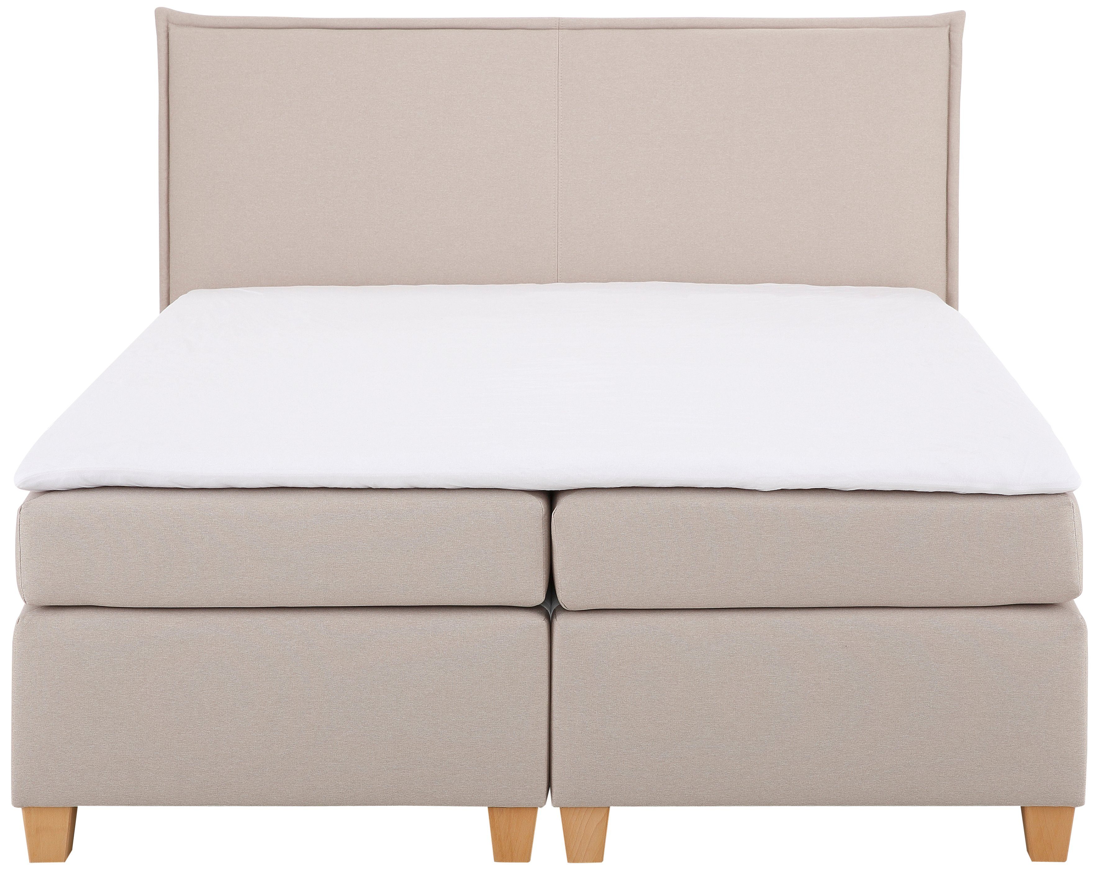 Home affaire Boxspring Houssay incl. topmatras, 5 breedtes, 2 hardheden ook in extra lang 220 cm