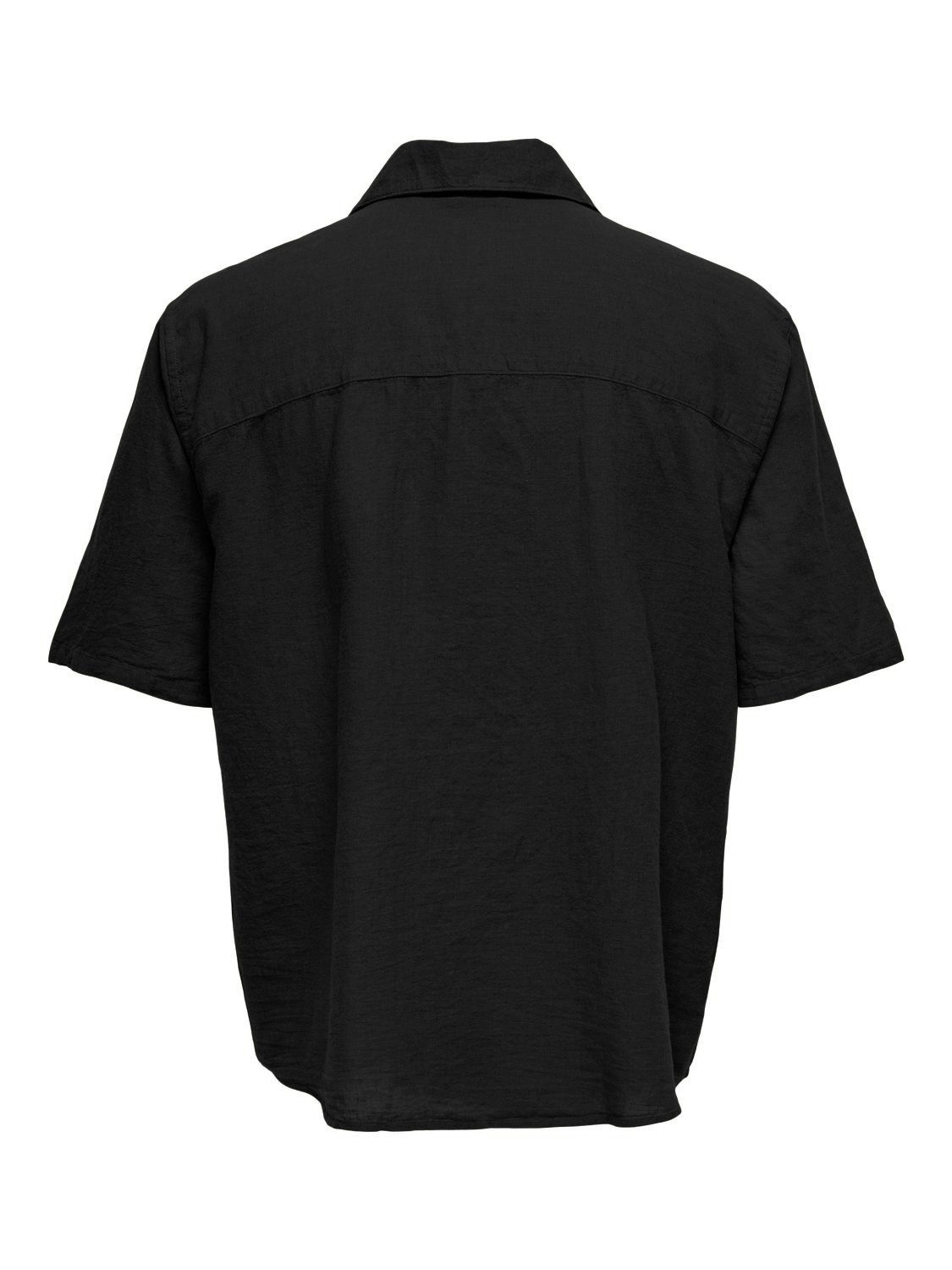 ONLY & SONS Overhemd met korte mouwen ONSCAIDEN LIFE RELAX SS RESORT 1PKT SHIR