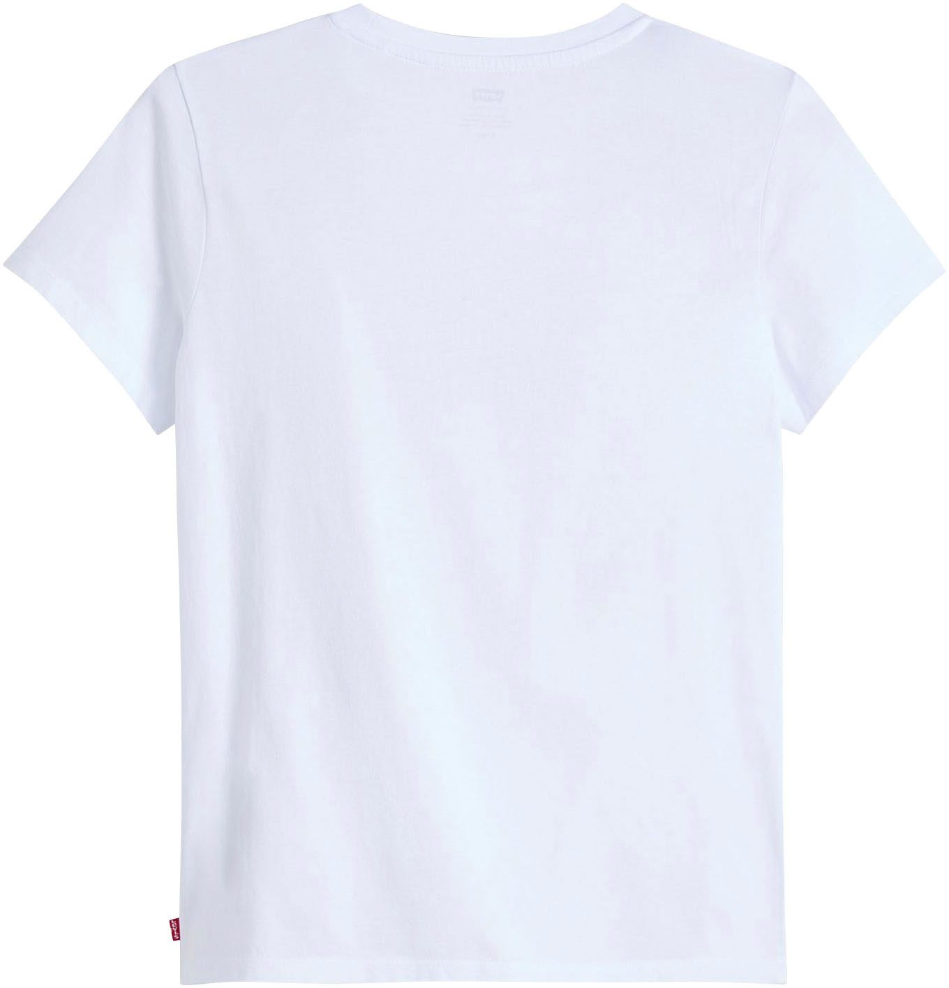 Levi's® Shirt met ronde hals The Perfect Tee met logo in metallic-holoprint