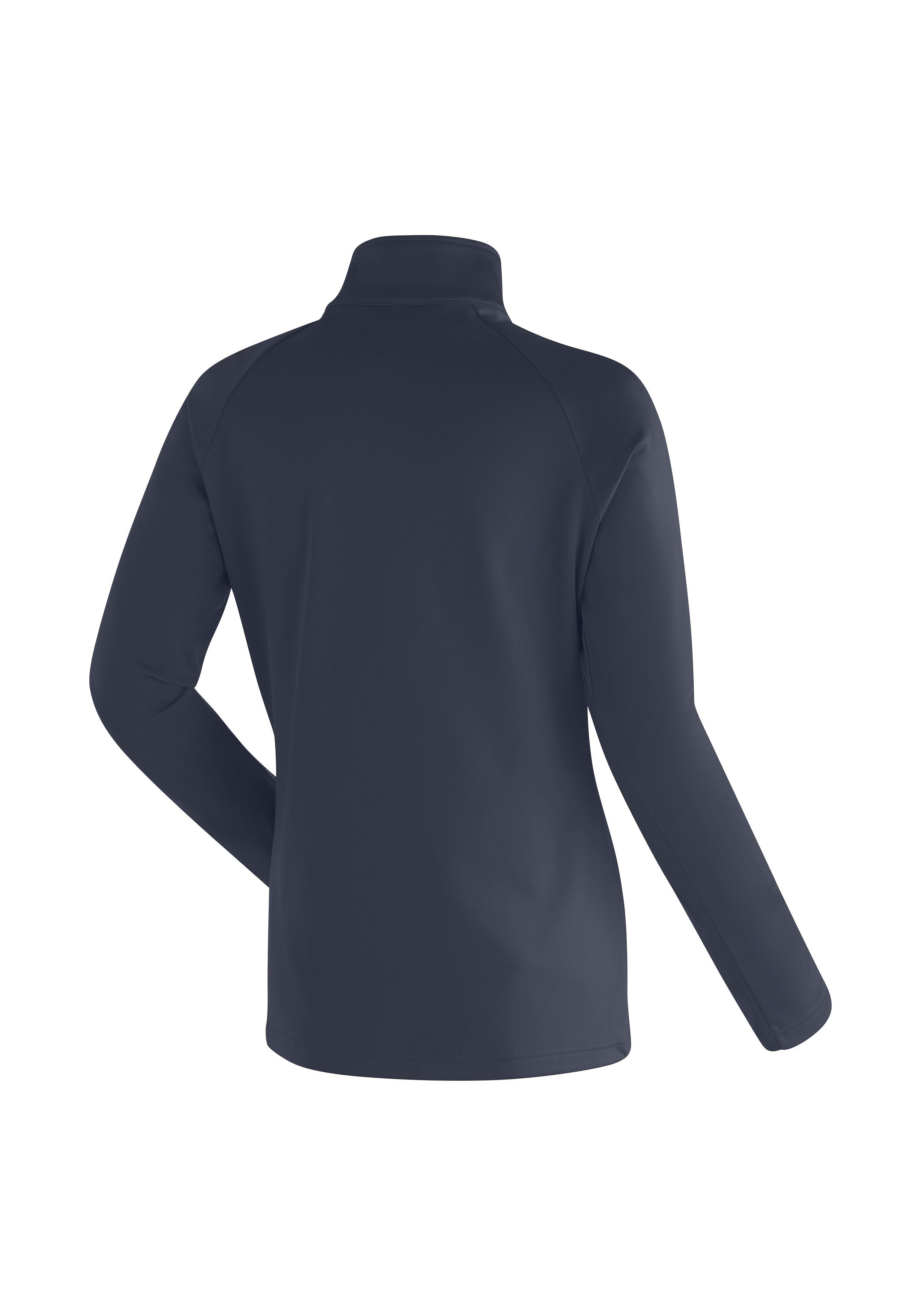 Maier Sports Fleecetrui EVA Dames fleece, functionele midlayer, half-zip, regular fit