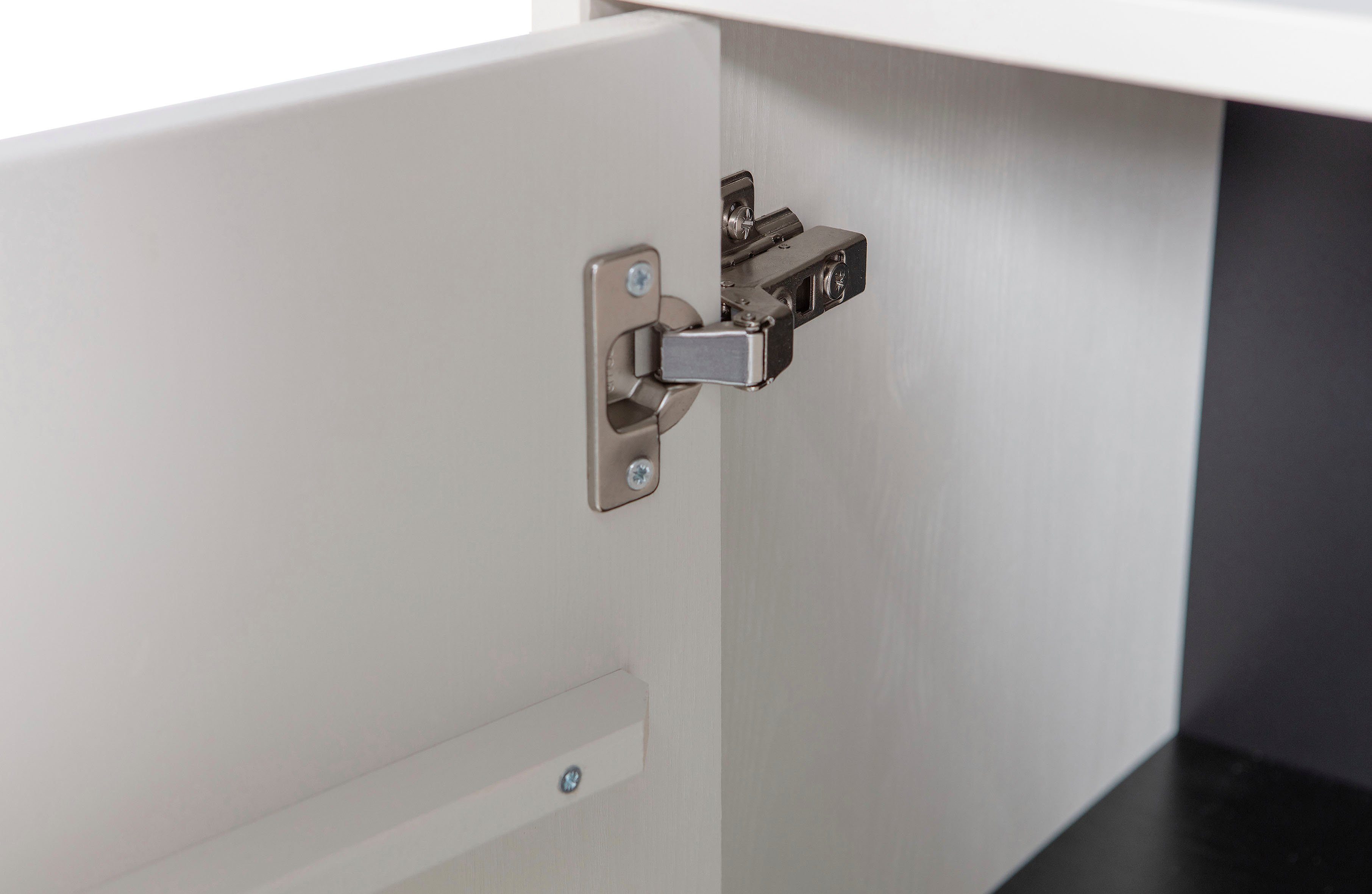 WOOOD Vitrinekast Basic met twee deuren, h 230 cm x b 52,5 cm