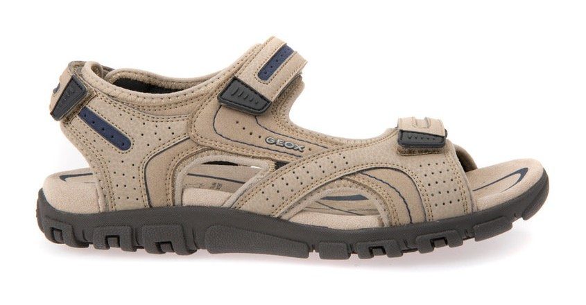 Geox Sandalen UOMO SANDAL STRADA , zomerschoen, klittenbandschoen, outdoorsandaal, trekkinglook