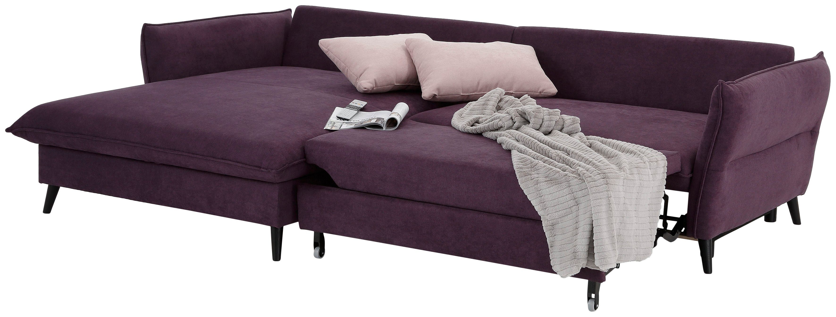 Home affaire Hoekbank Tirano, moderne look, comfortabel, Breedte 274cm, L-vorm