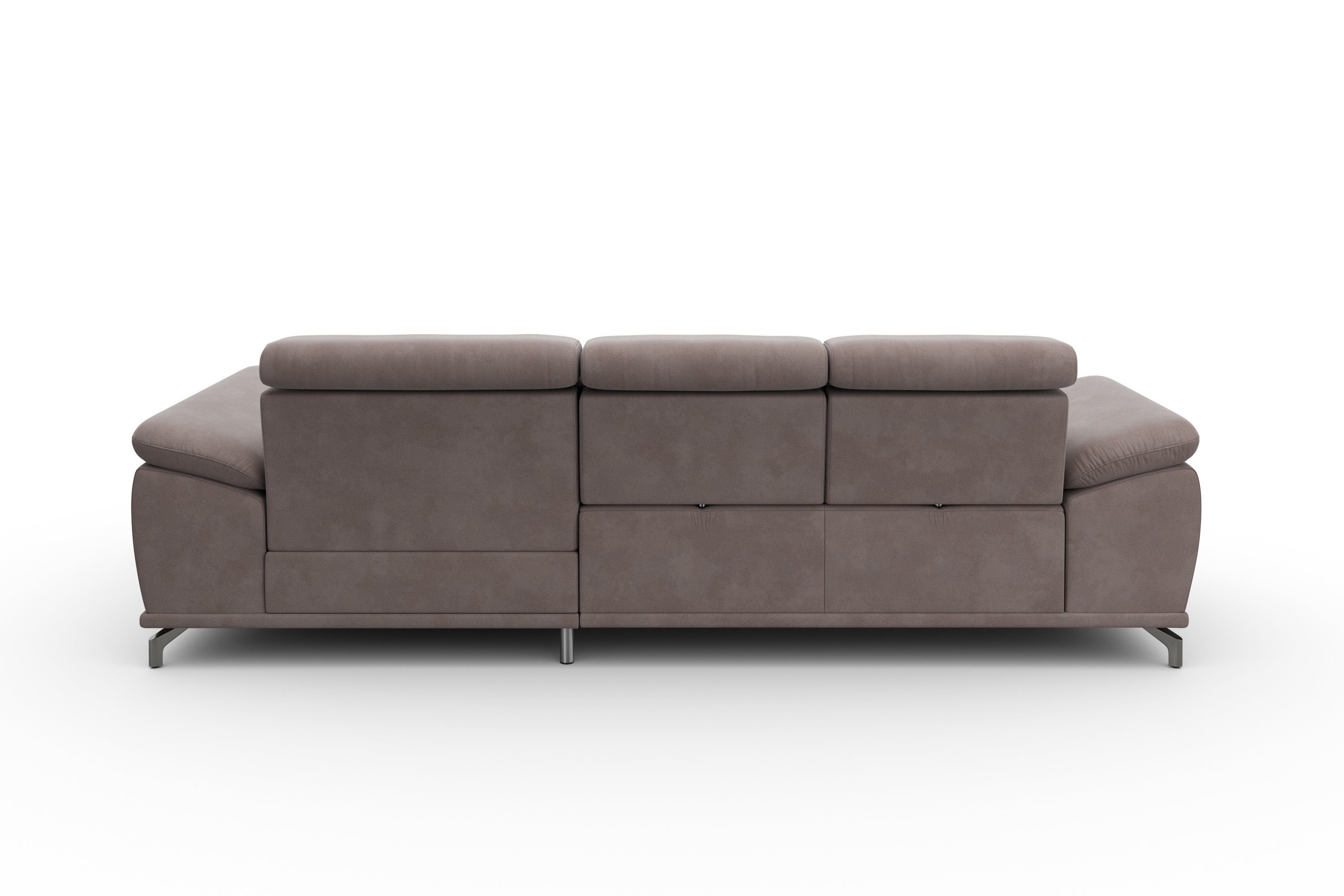 sit&more Hoekbank Cabrio L-vorm, met zitdiepteverstelling, arm- en hoofdsteunverstelling