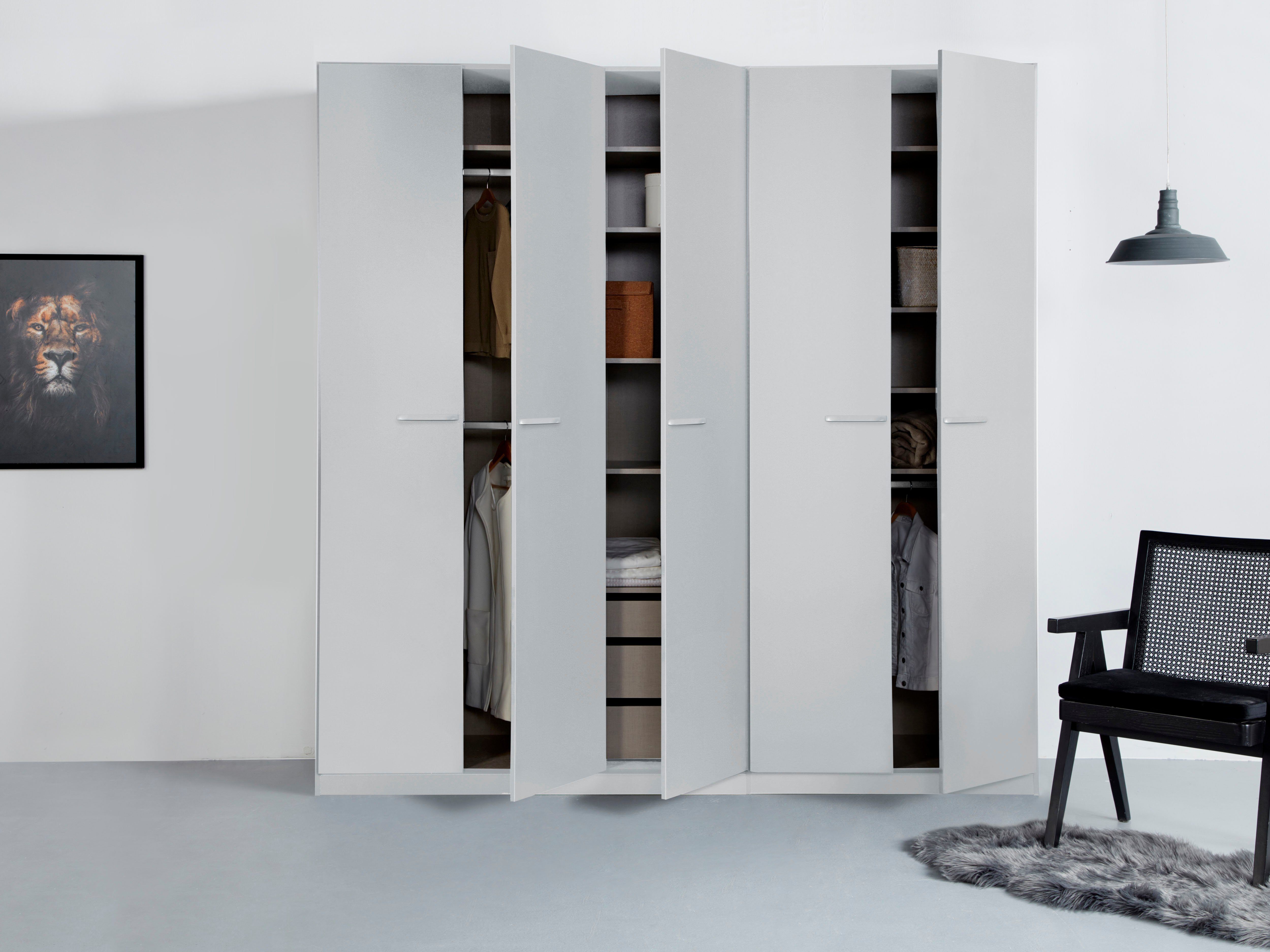 rauch Draaideurkast Kledingkast kast garderobe TOPSELLER OTELI incl. binnenindeling met 3 binnenlades extra planken optioneel met spiegel made in germany