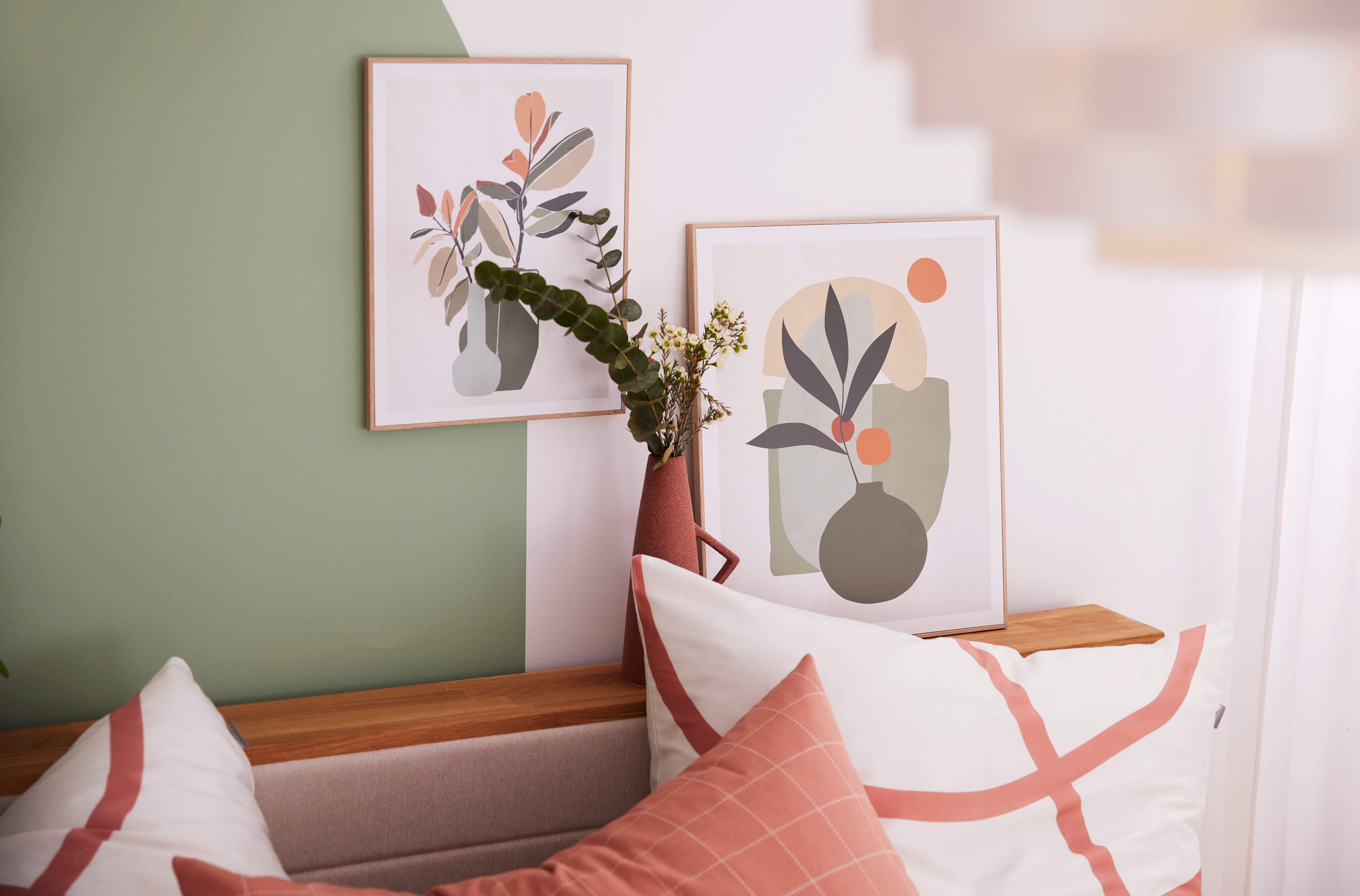 Reinders! Artprint Vaas met bloemen