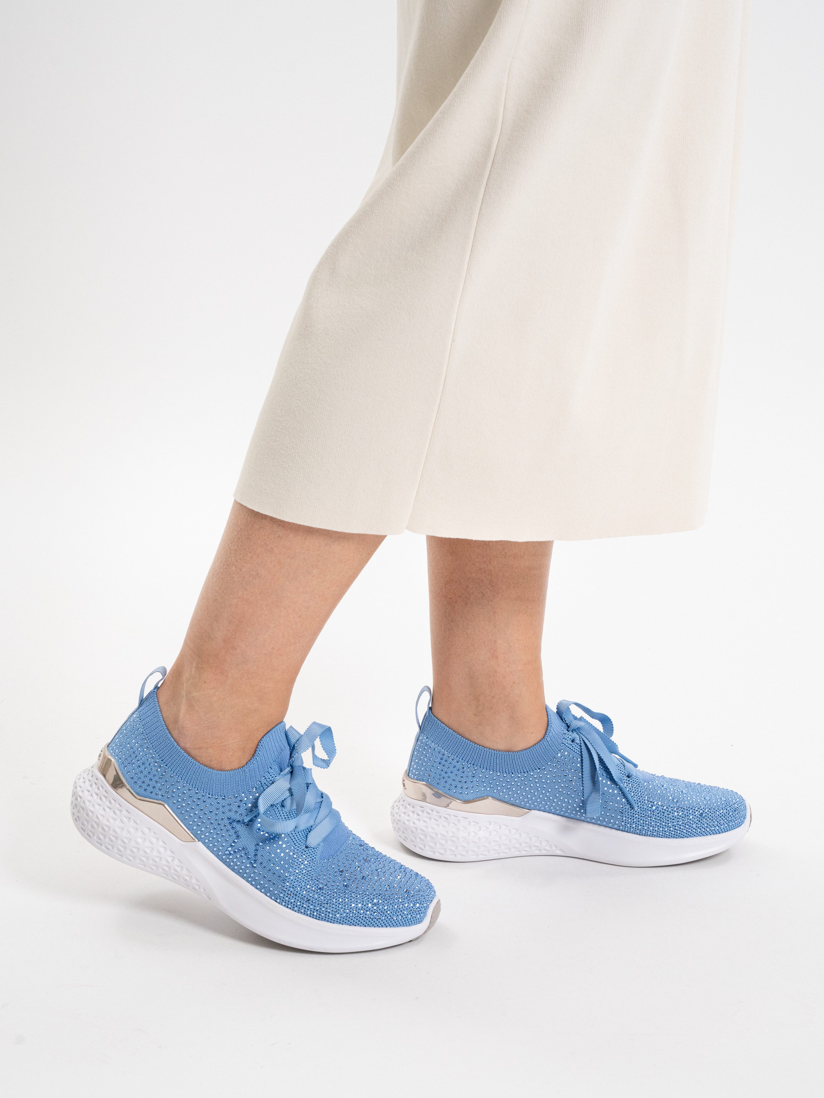 Ara Slip-on sneakers Maya , veterschoen, slipper in brei-look, h-breedte