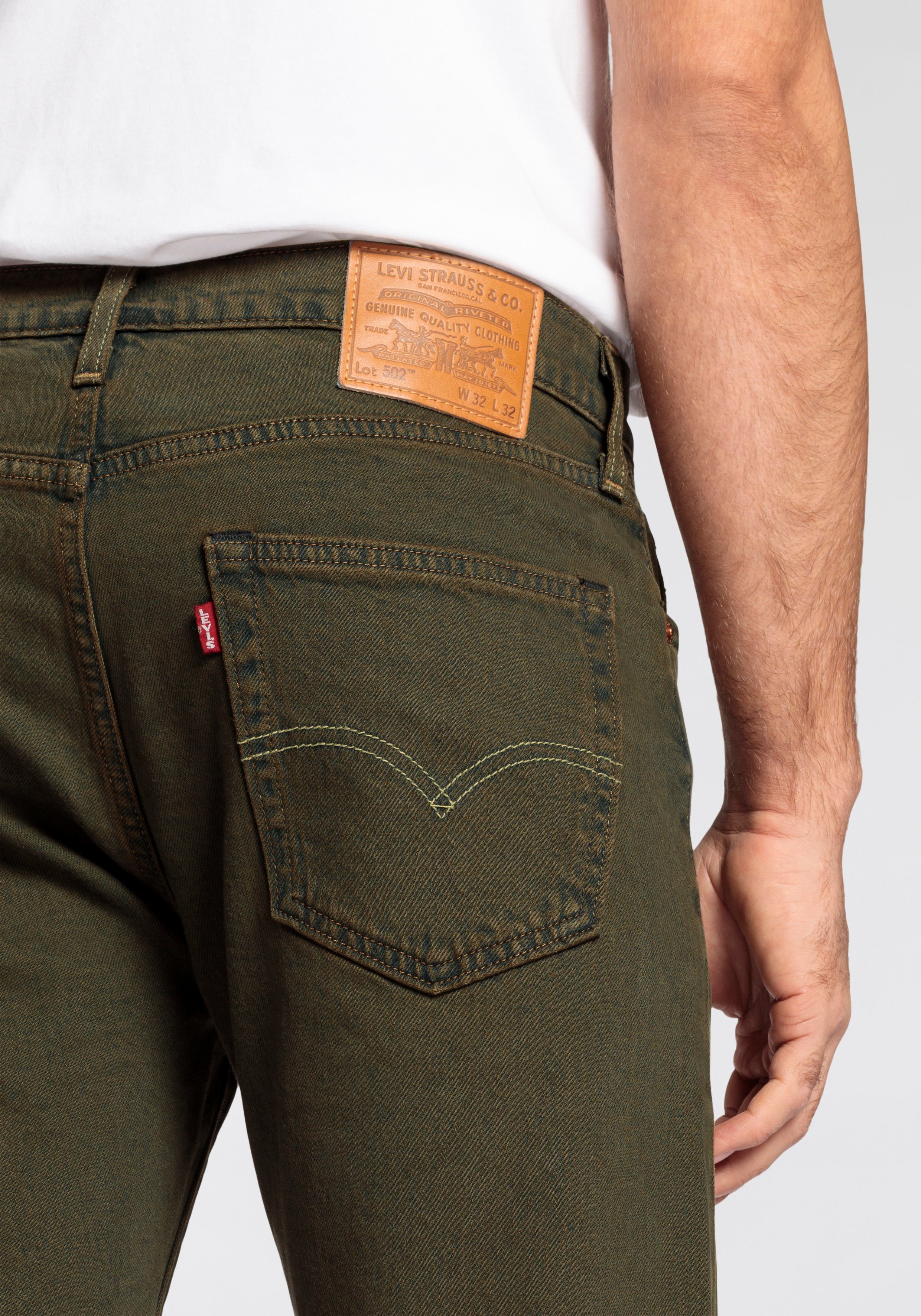 Levi's® Five-pocketsbroek 502 TAPER met stretch
