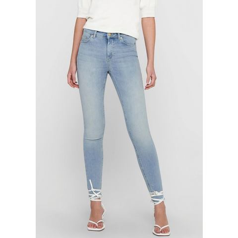 Only Blush mid ankle Skinny jeans