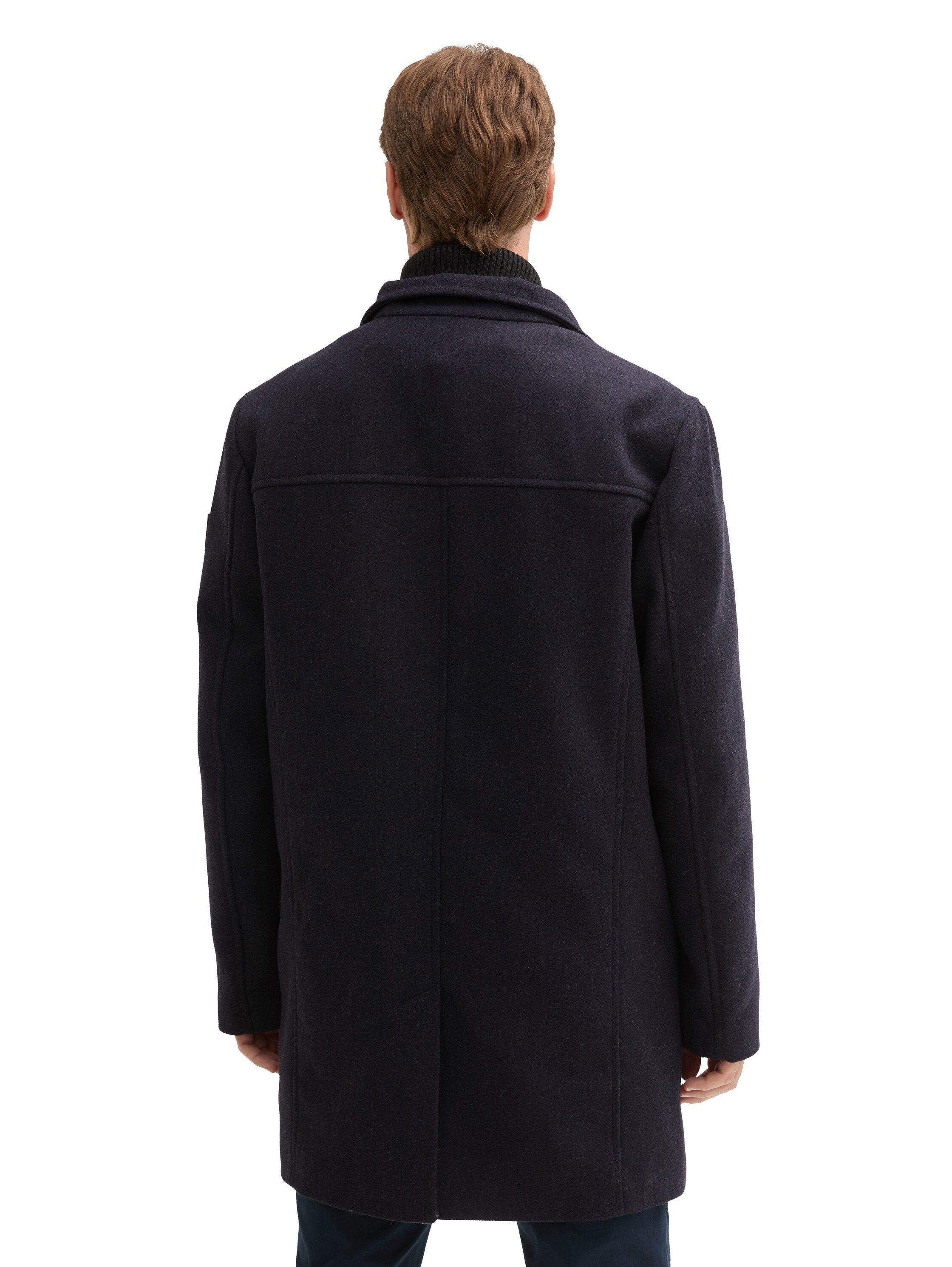 Tom Tailor Wollen jas met wol