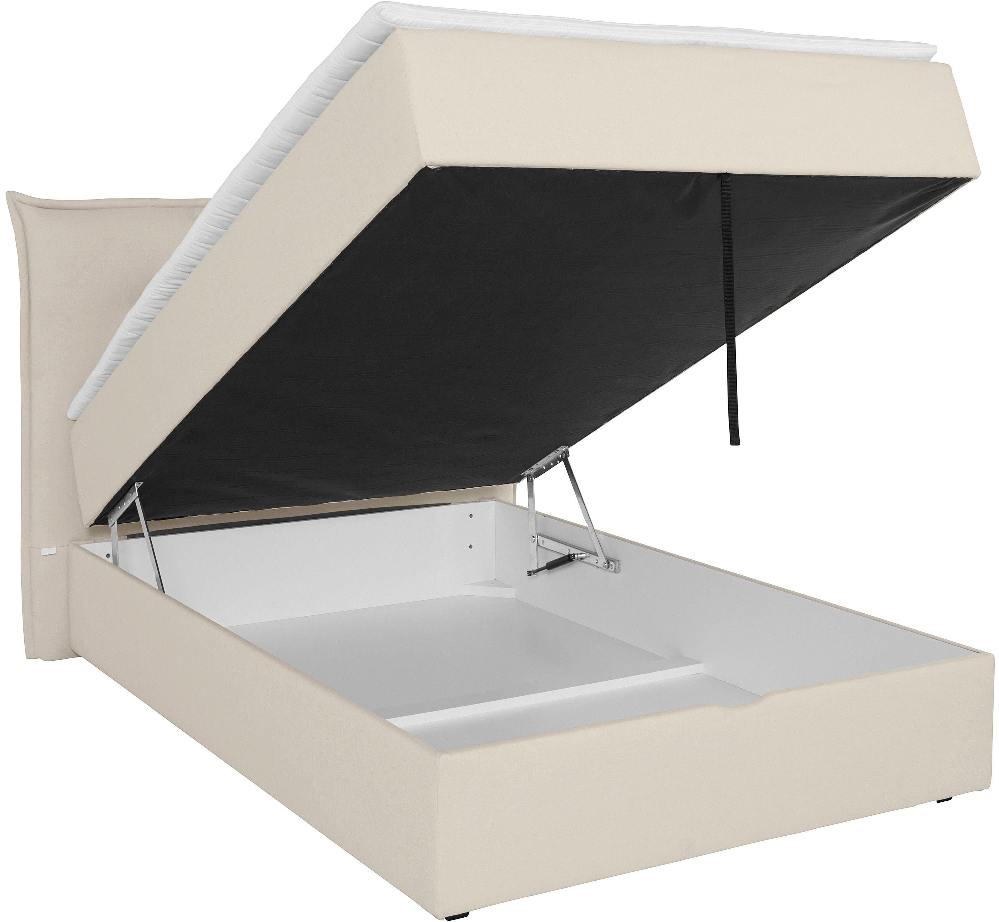 andas Boxspring Lichtgewicht inclusief bedkist & topmatras, in 4 breedten en 2 hardheden