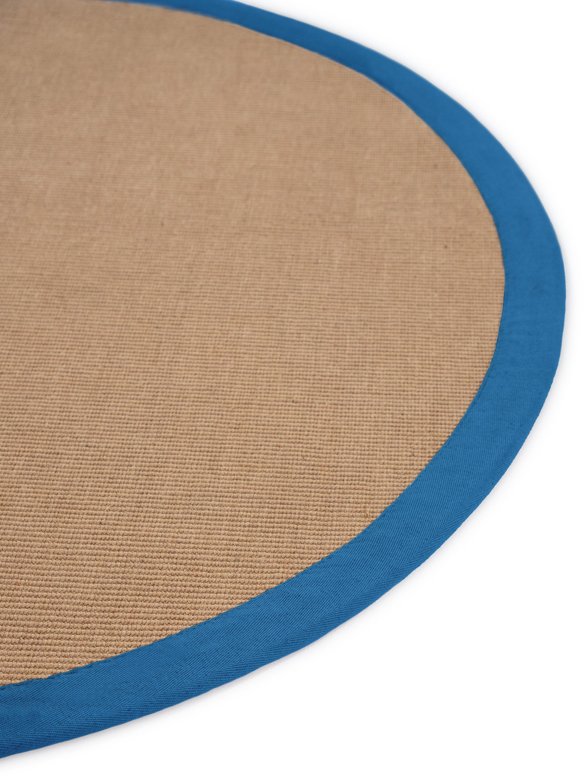 carpetfine Sisalkleed Sisal met gekleurd randdessin, antislip achterzijde