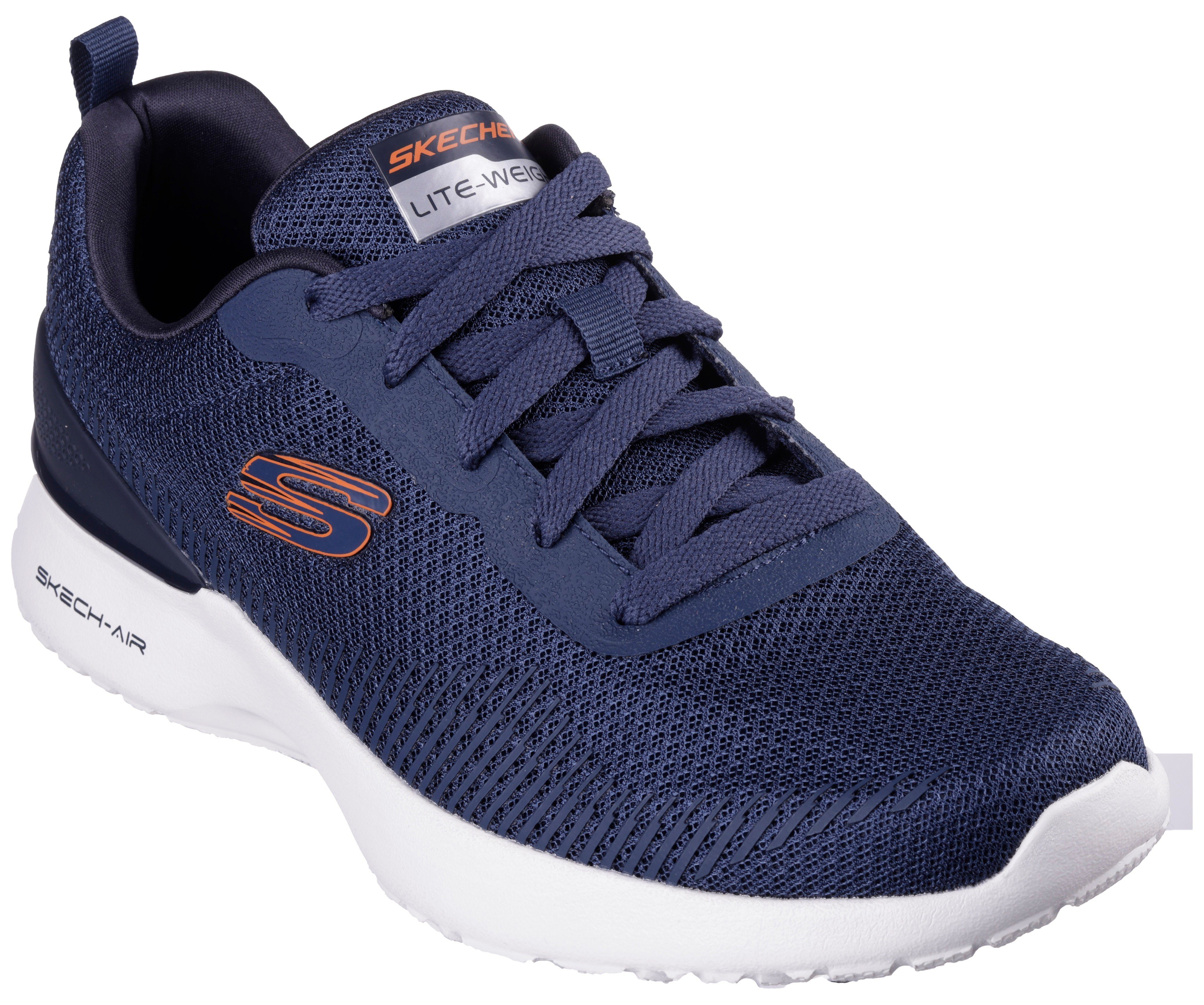 skechers sneakers skech-air dynamight-bliton blauw