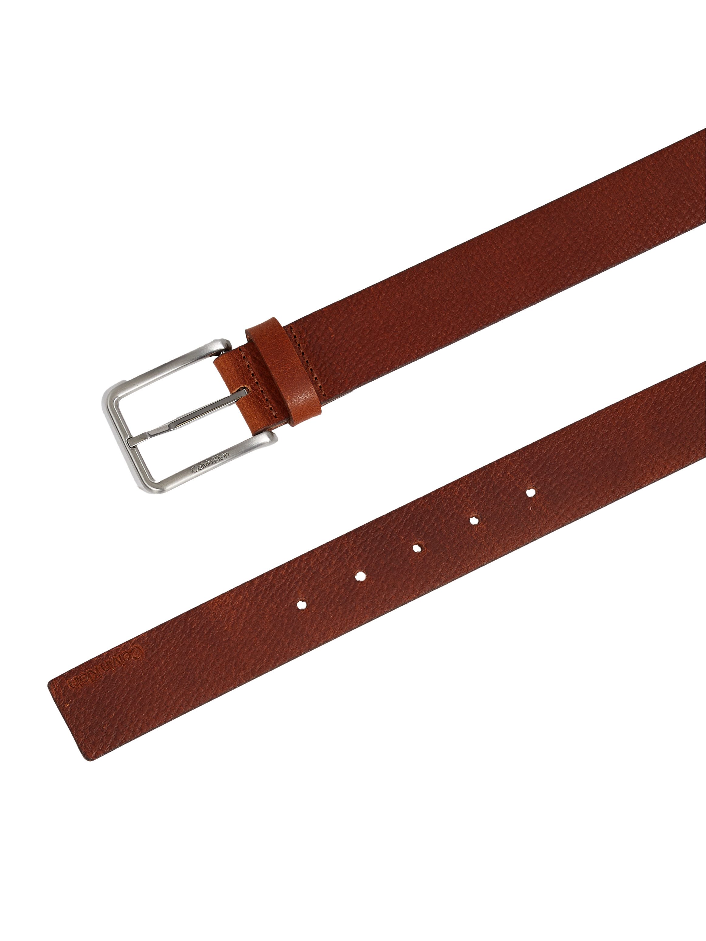 Calvin Klein Leren riem WARMTH PB 35MM Logoprint eenvoudige doornsluiting