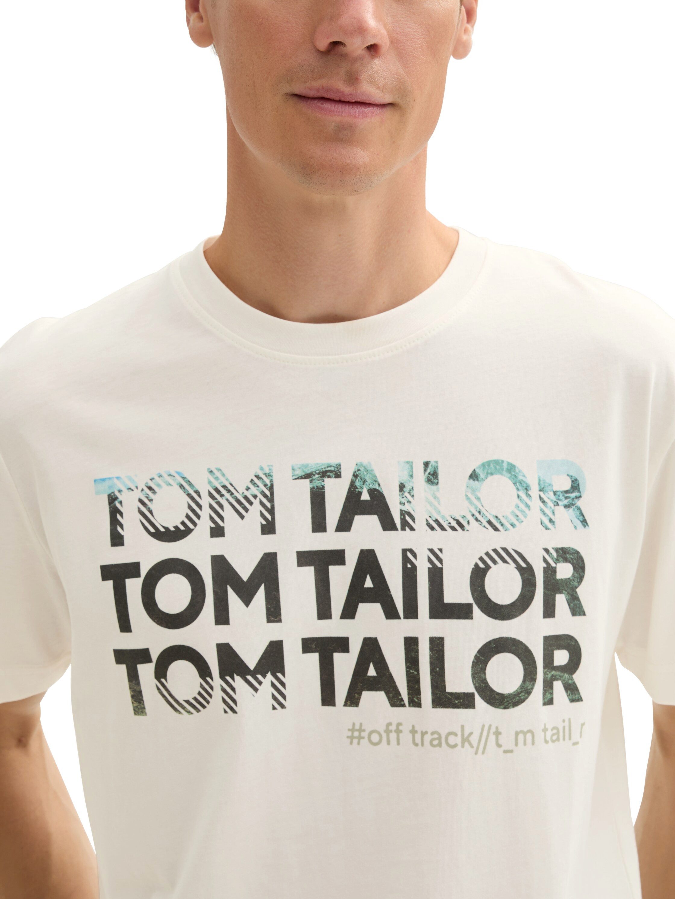 Tom Tailor Shirt met print met frontprint