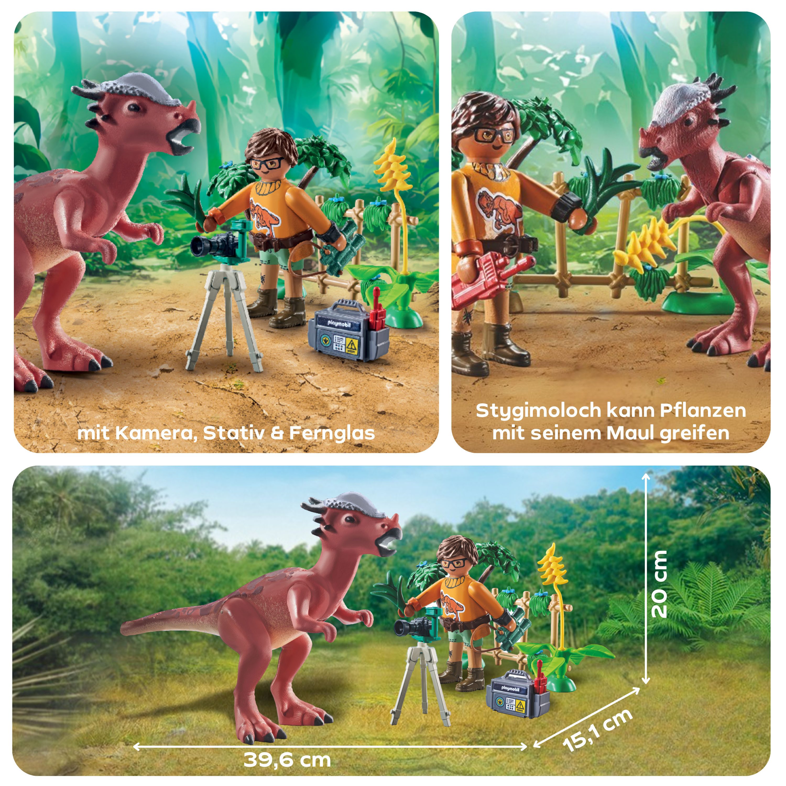 Playmobil® Constructie-speelset Stygimoloch-Beobachtung (71822), Playmobil Dinos (37-delig)