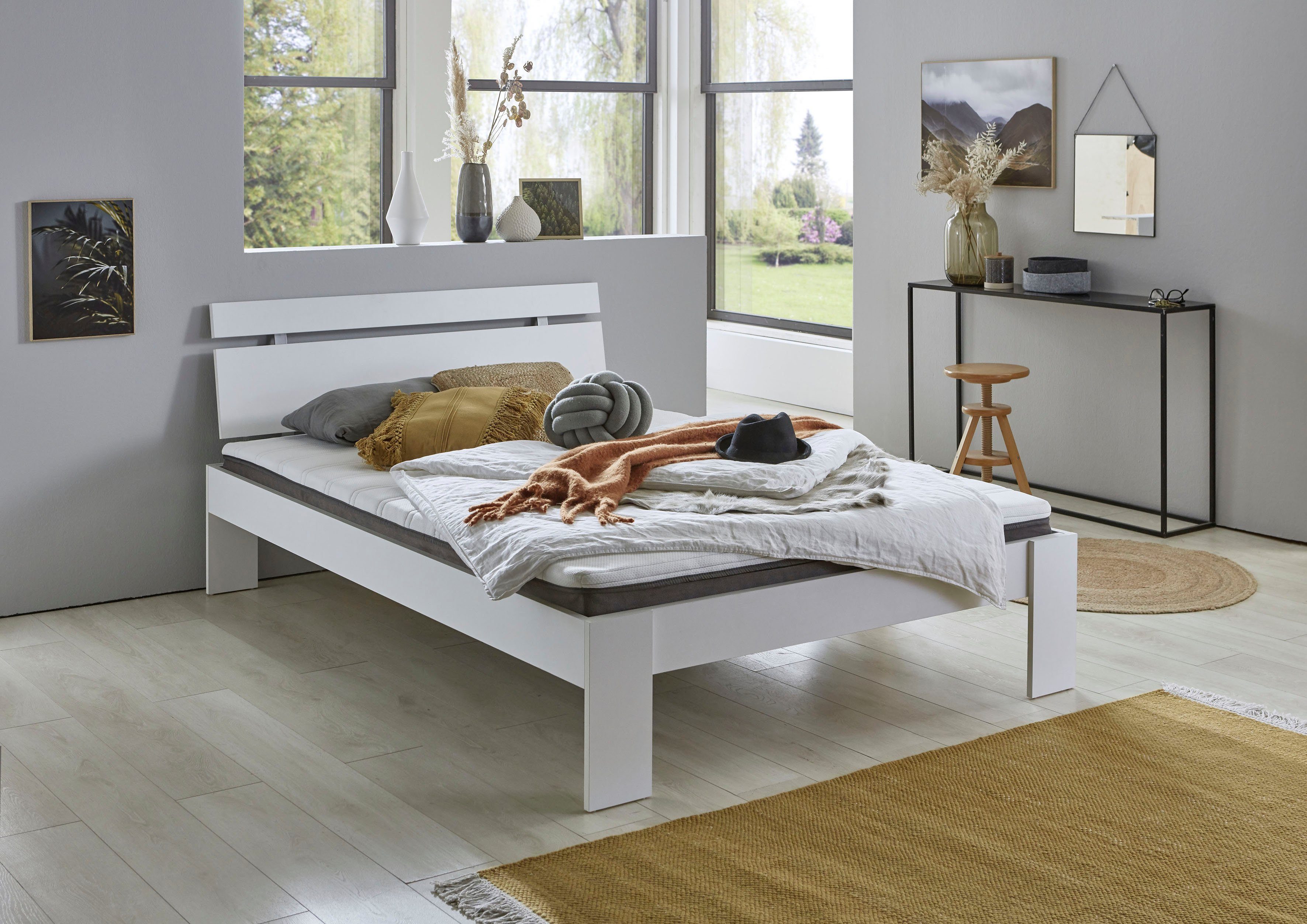 Relita Futonbed LIAN Ligoppervlak 140 x 200 cm, met hoofdeinde, vrij plaatsbaar