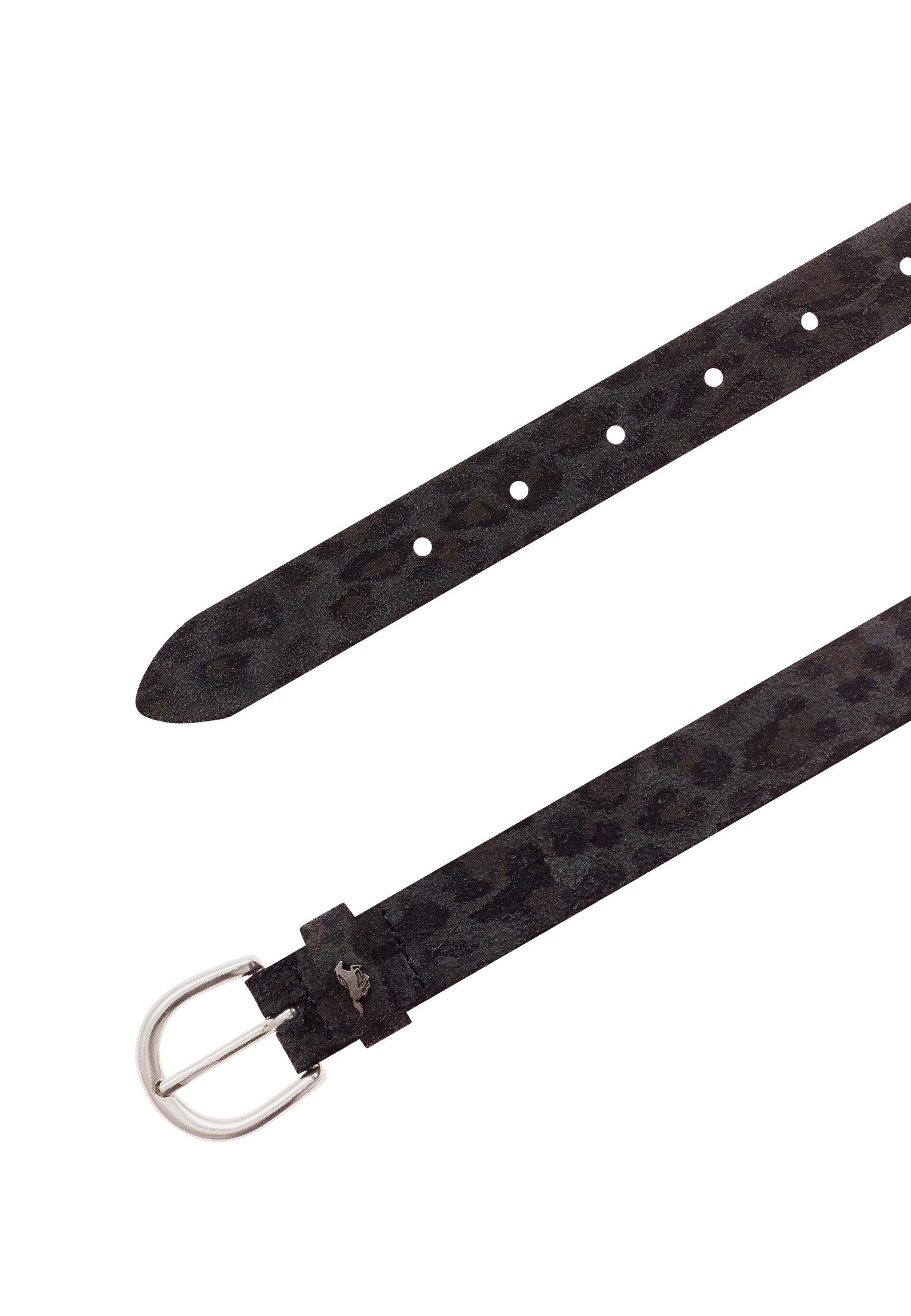 MUSTANG Leren riem Modieuze dierenprint, 2,5 cm (1 stuk)