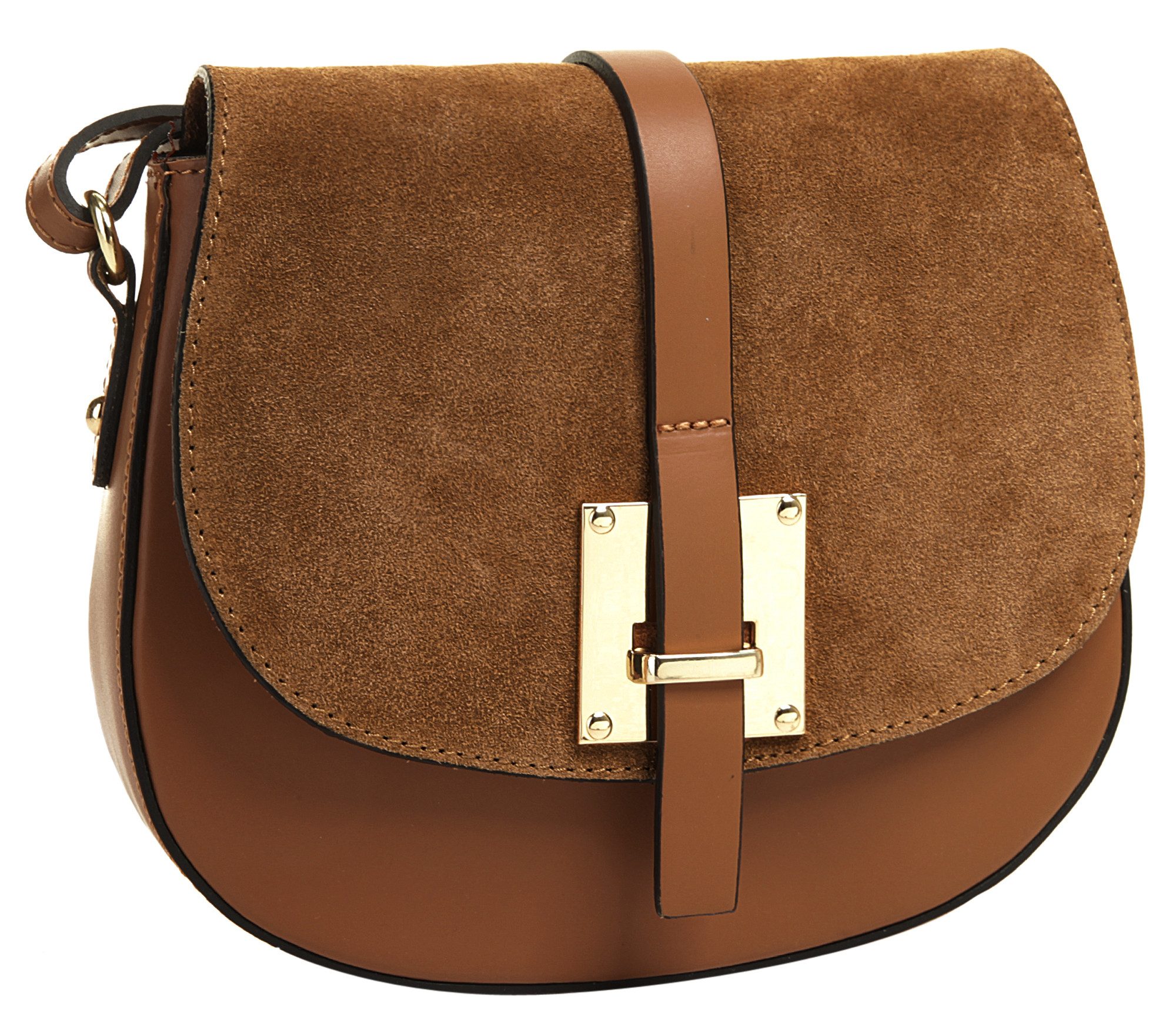 Cluty Schoudertas echt leer, made in italy