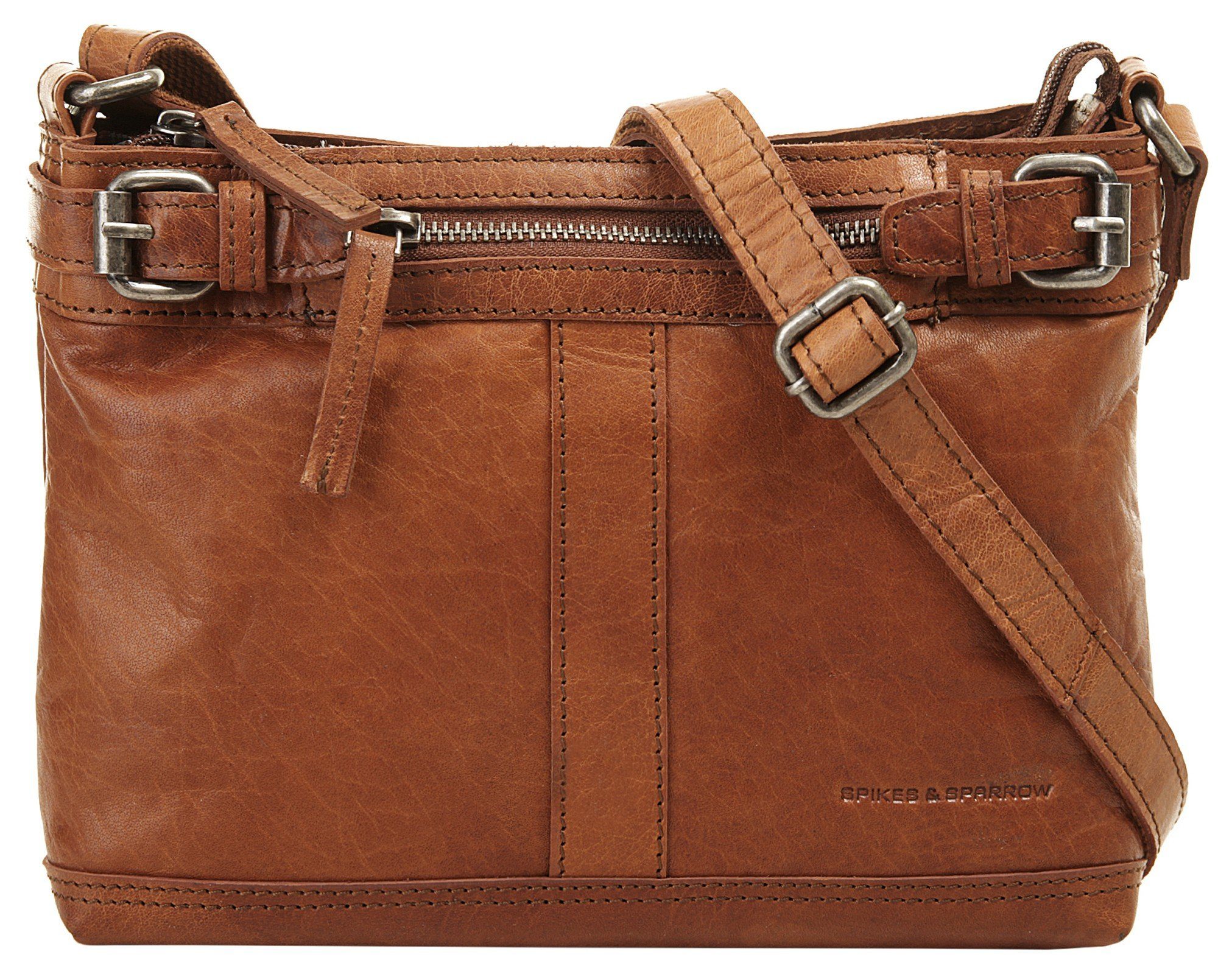 Spikes & Sparrow Bronco crossbody brandy