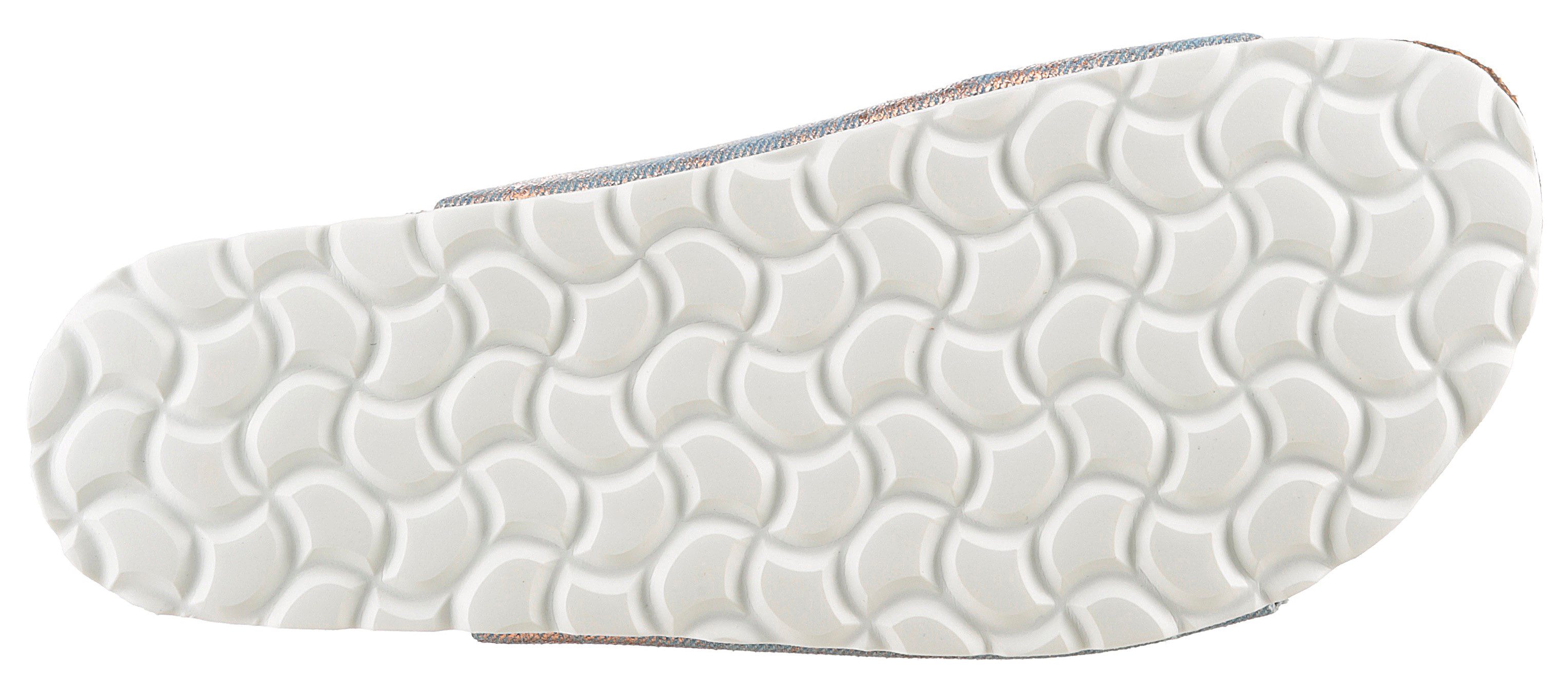 Aniston SHOES Slippers , zomerschoen, strandschoen, vakantieschoen, metallic - nieuwe collectie