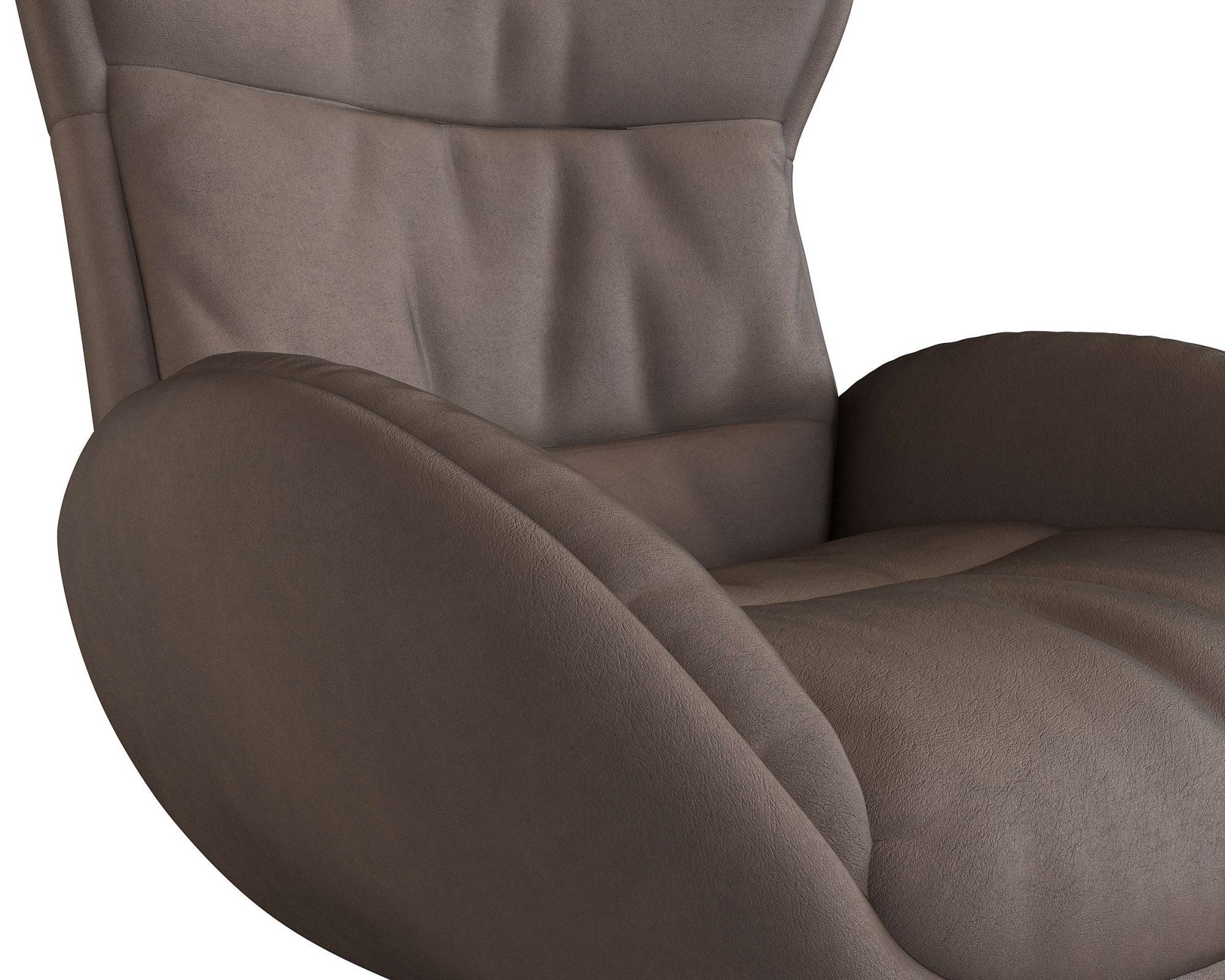FLEXLUX Relaxfauteuil Haze, TV-stoel, fauteuil, stoffeerstoel Rugdeelverstelling, draaibaar, voet van aluminium