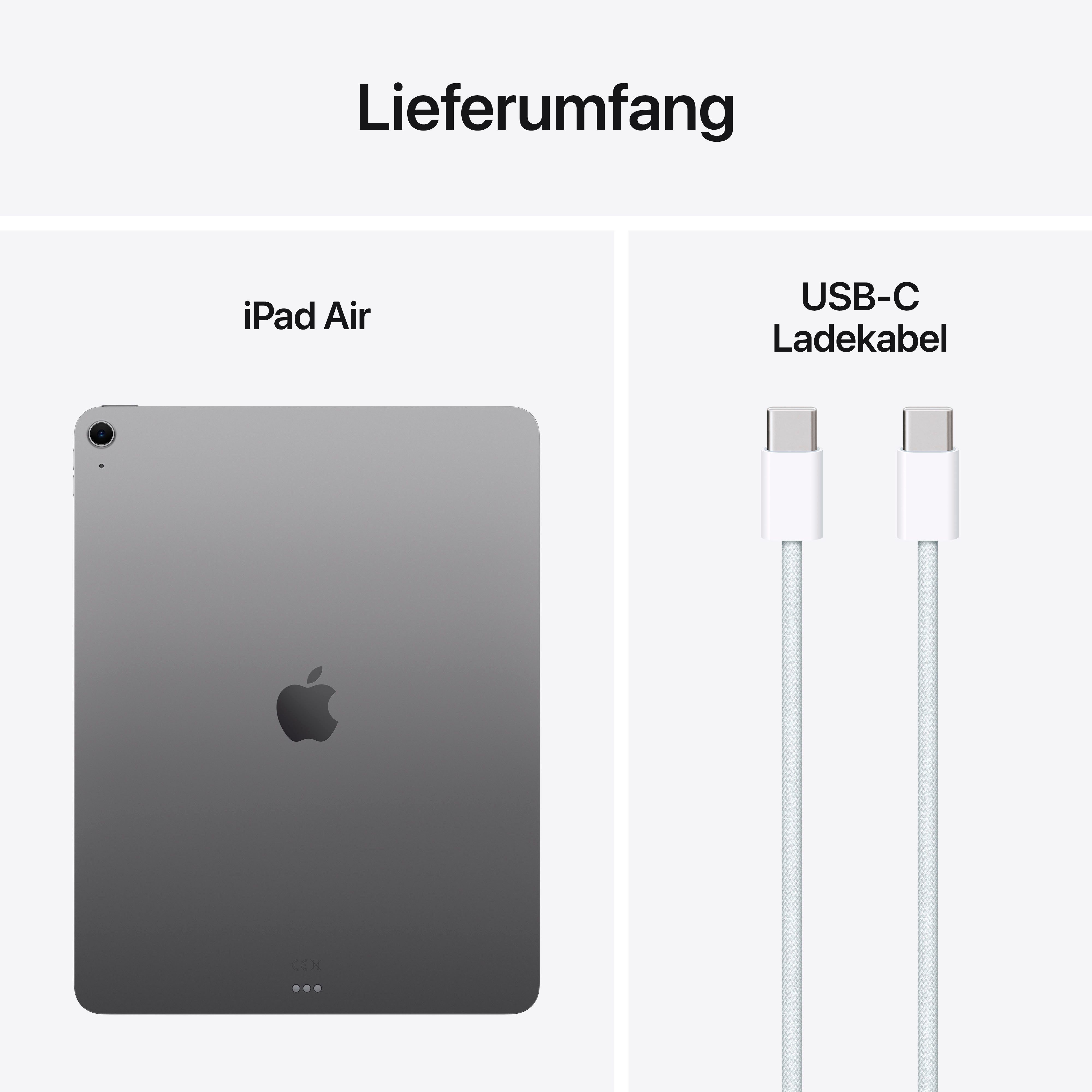 Apple Tablet 13" iPad Air Wi-Fi (2025), 12,9", iPadOS