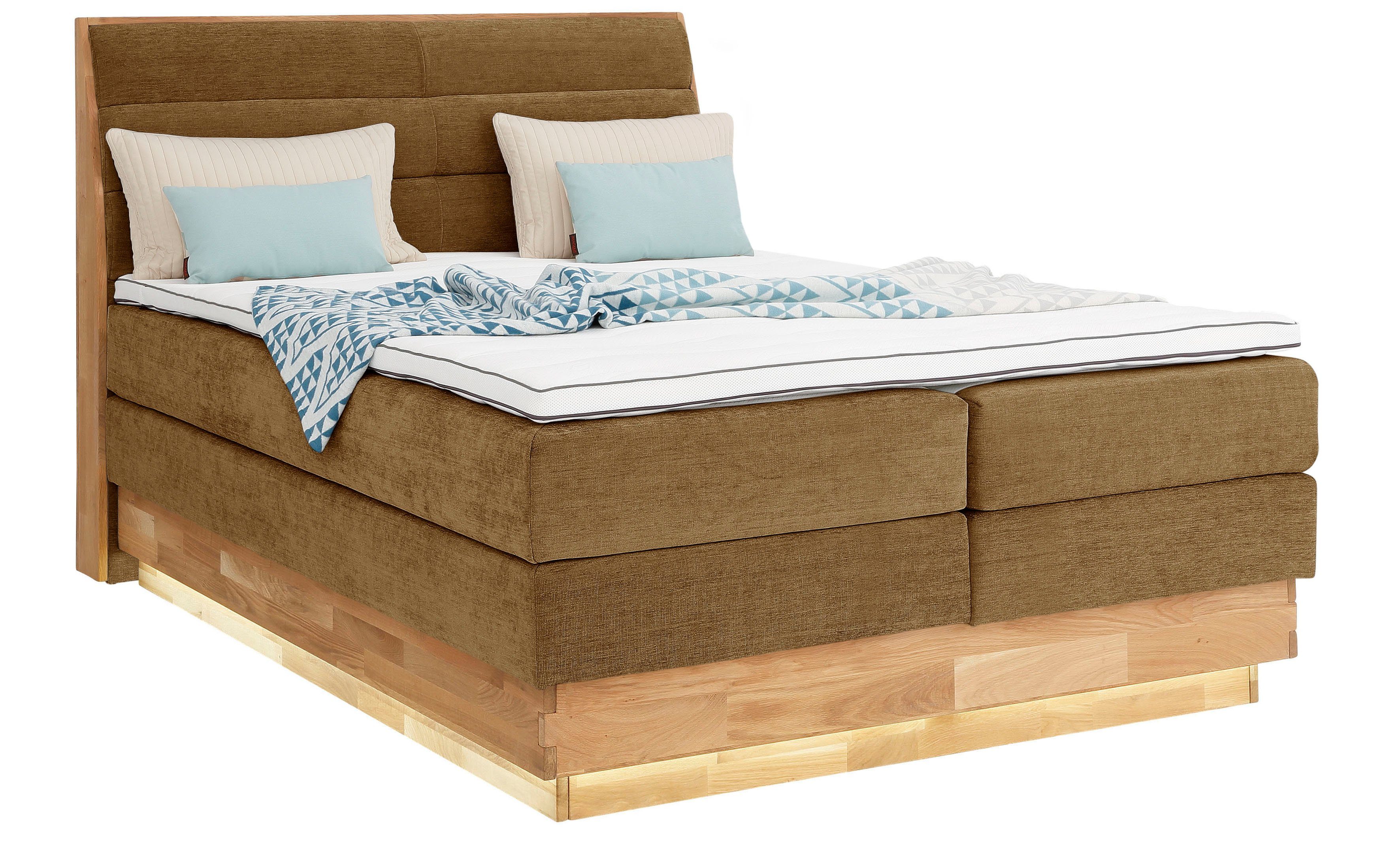 OTTO products Boxspring Ledverlichting, met gecertificeerde, gerecyclede overtrekstoffen