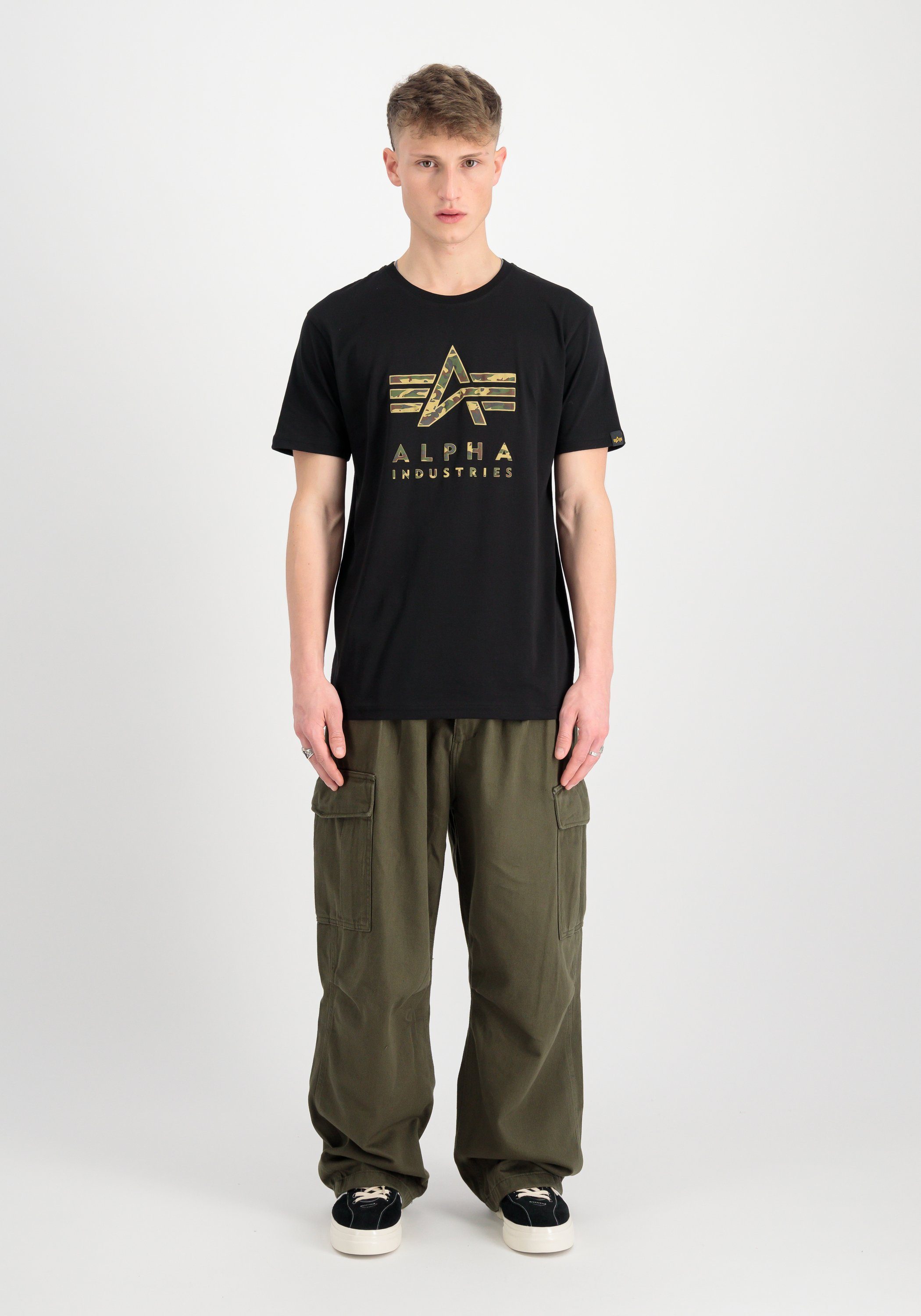Alpha Industries T-shirt Camo Puff Print T-Shirt