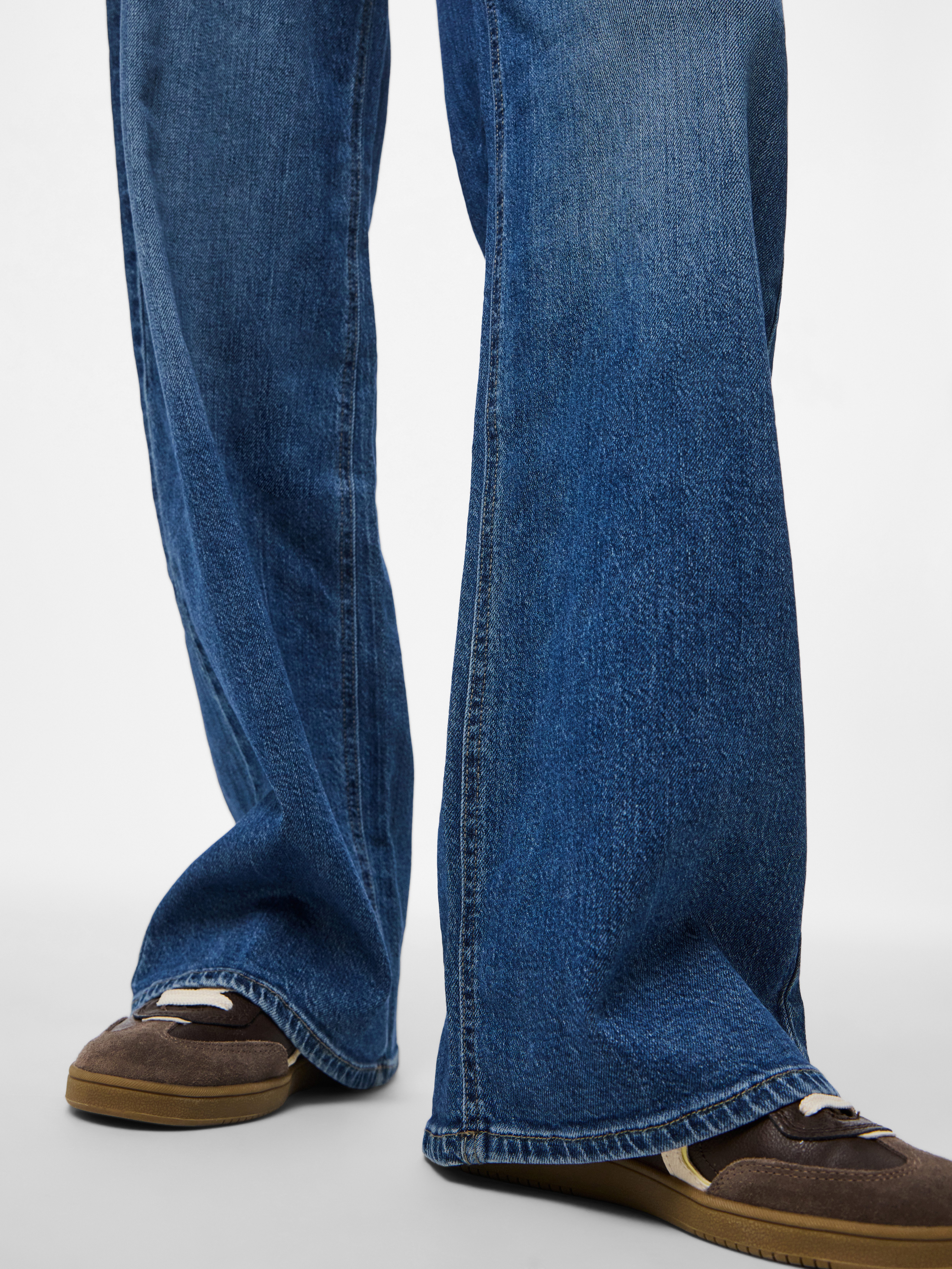 pieces Wijde jeans PCSILKE MW WIDE JEANS MB NOOS BC