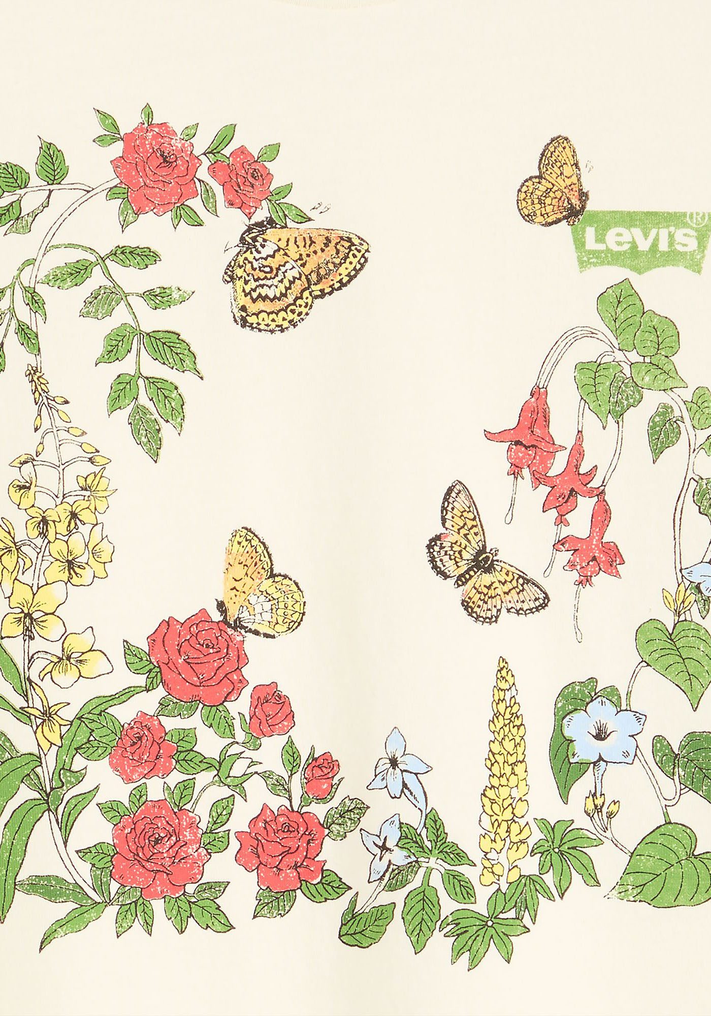 Levi's® T-shirt The Perfect Tee met bloemenprint